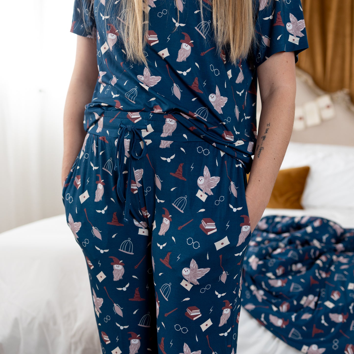 Owl Magic Adult Unisex 2pc Pajamas