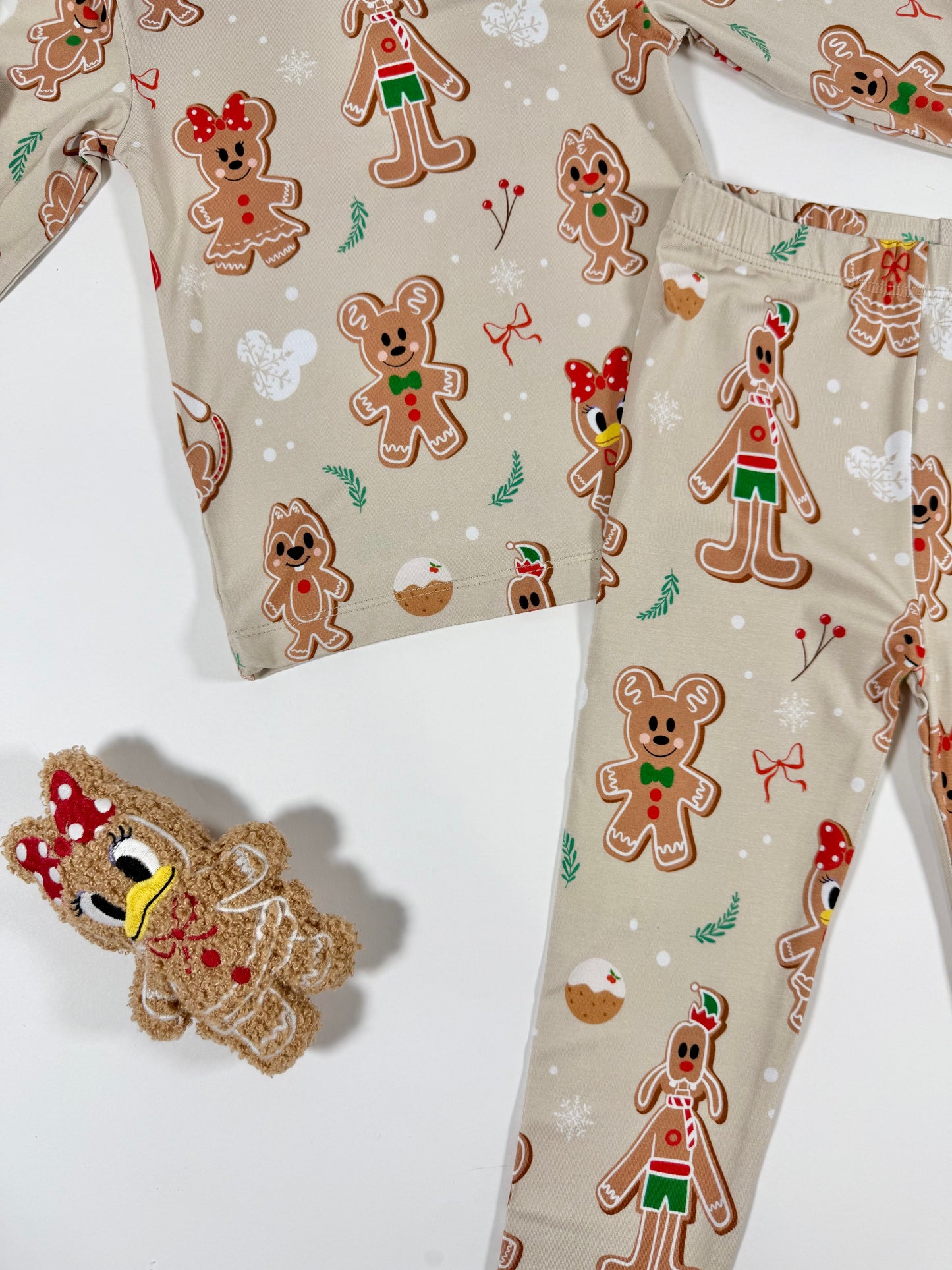 Gingerbread Christmas 2pc Long Sleeve Pajamas