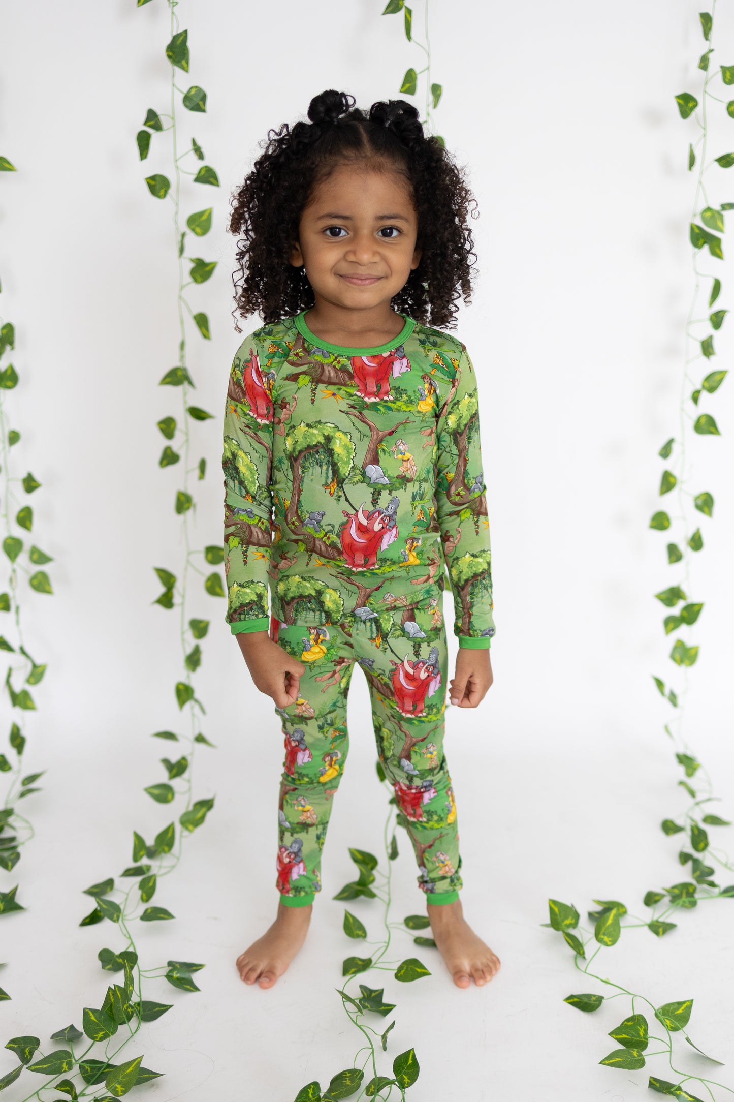 Raised by the Jungle 2pc Long Sleeve Pajamas