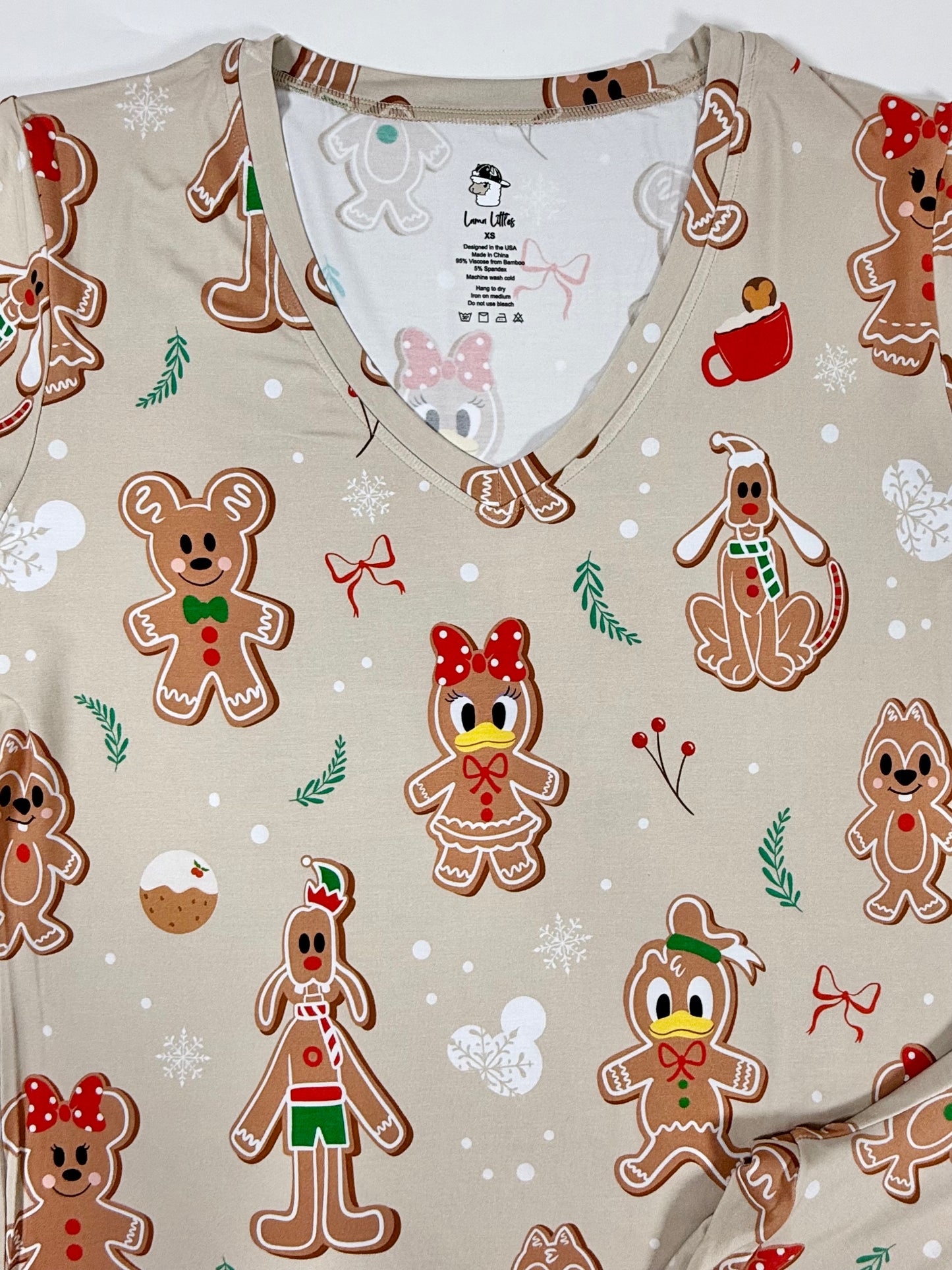 Gingerbread Christmas Women's 2pc Jogger Pajamas