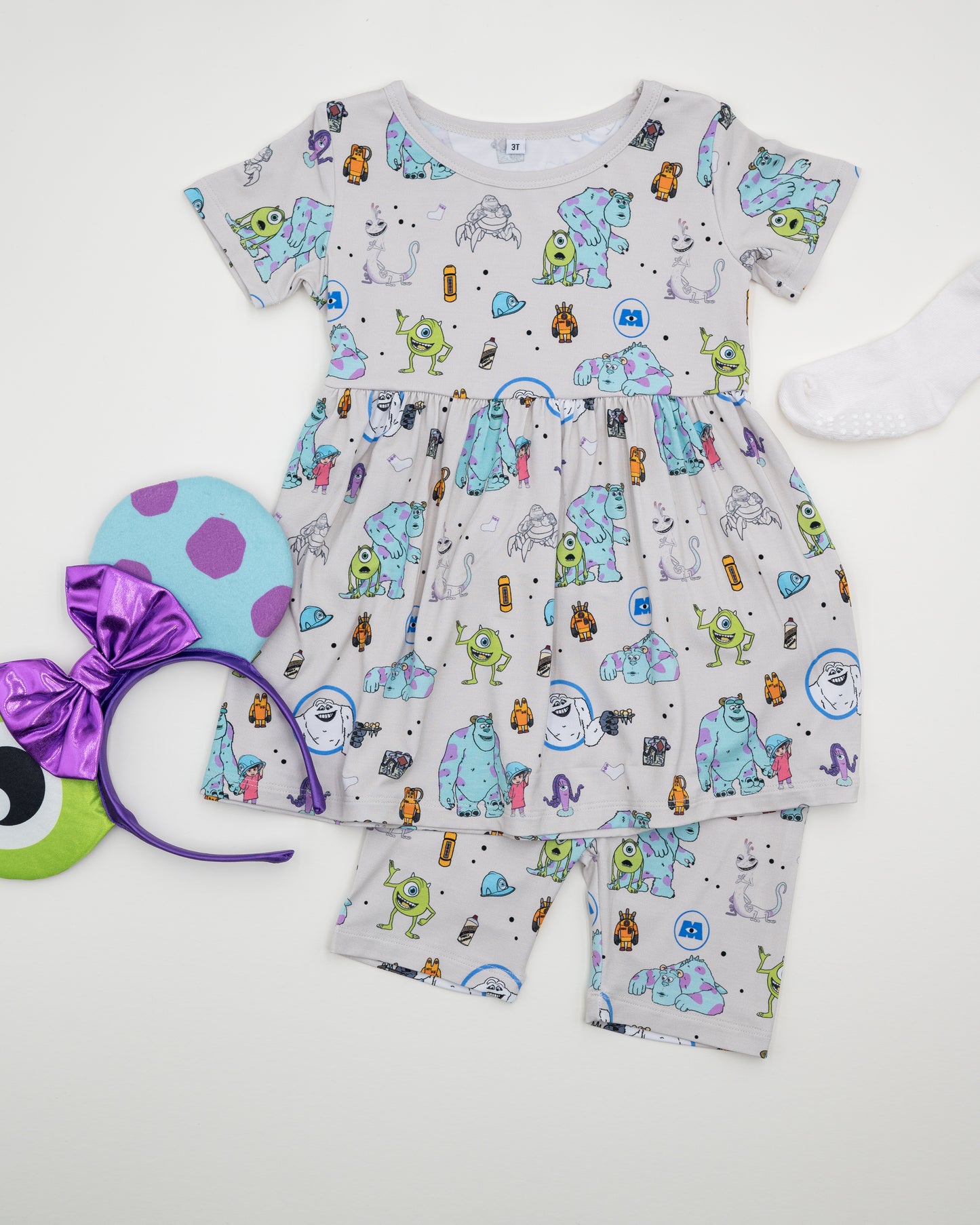 Monsters Peplum Set