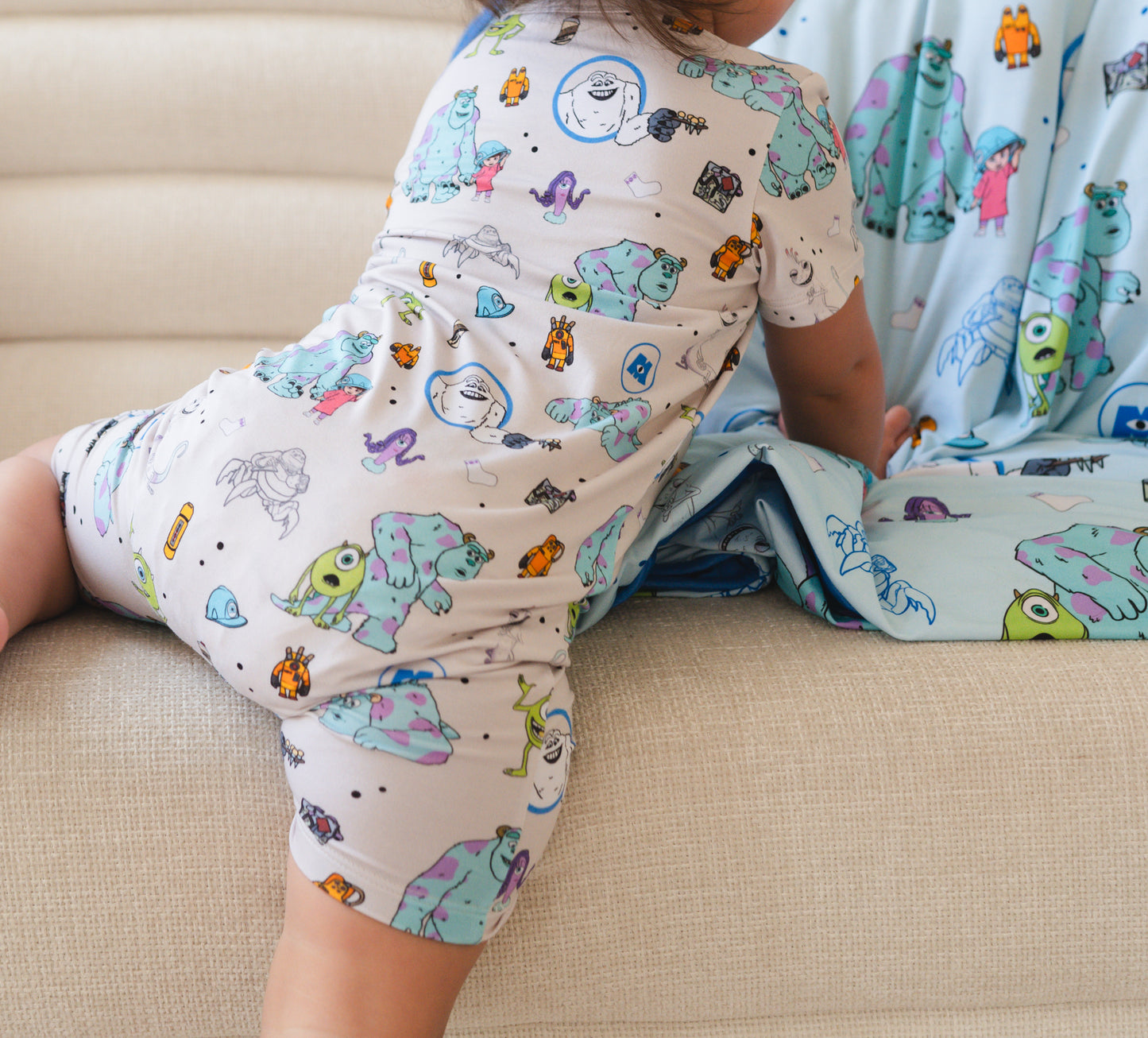 Monsters Shortie Romper