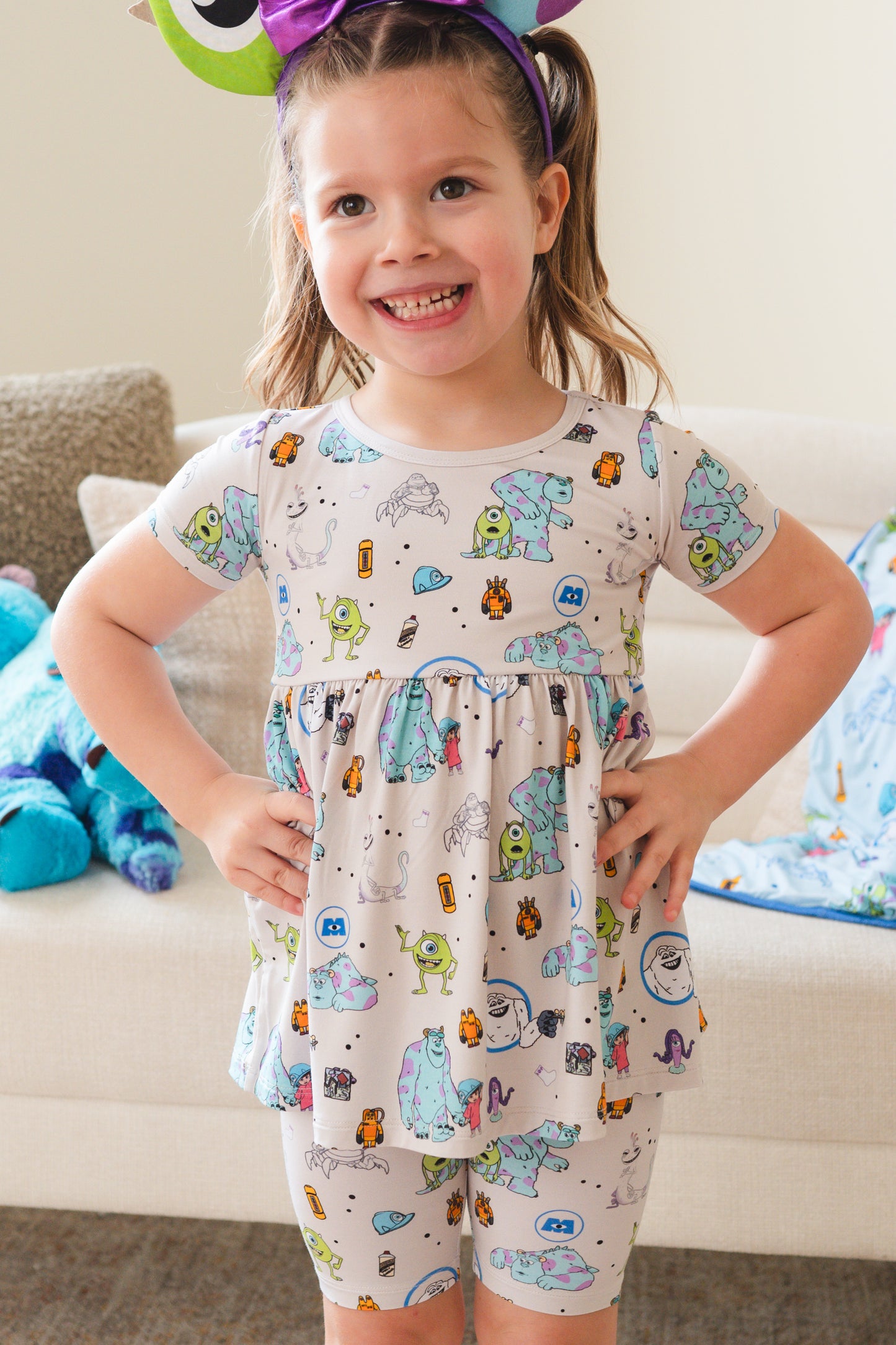 Monsters Peplum Set