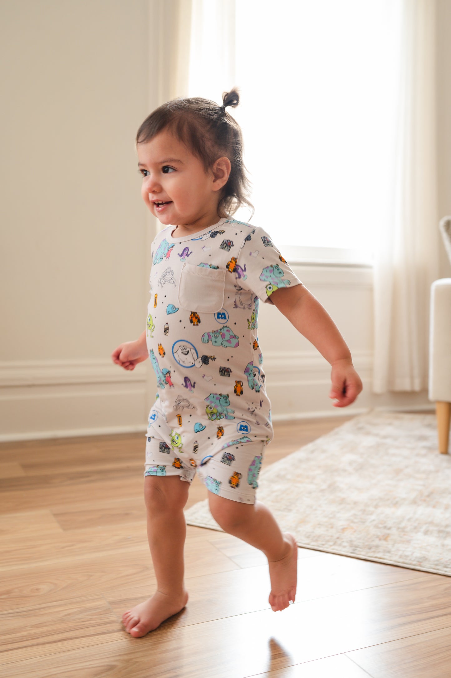 Monsters Shortie Romper