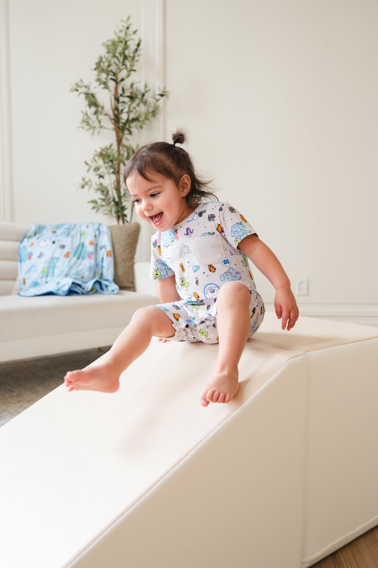 Monsters Shortie Romper