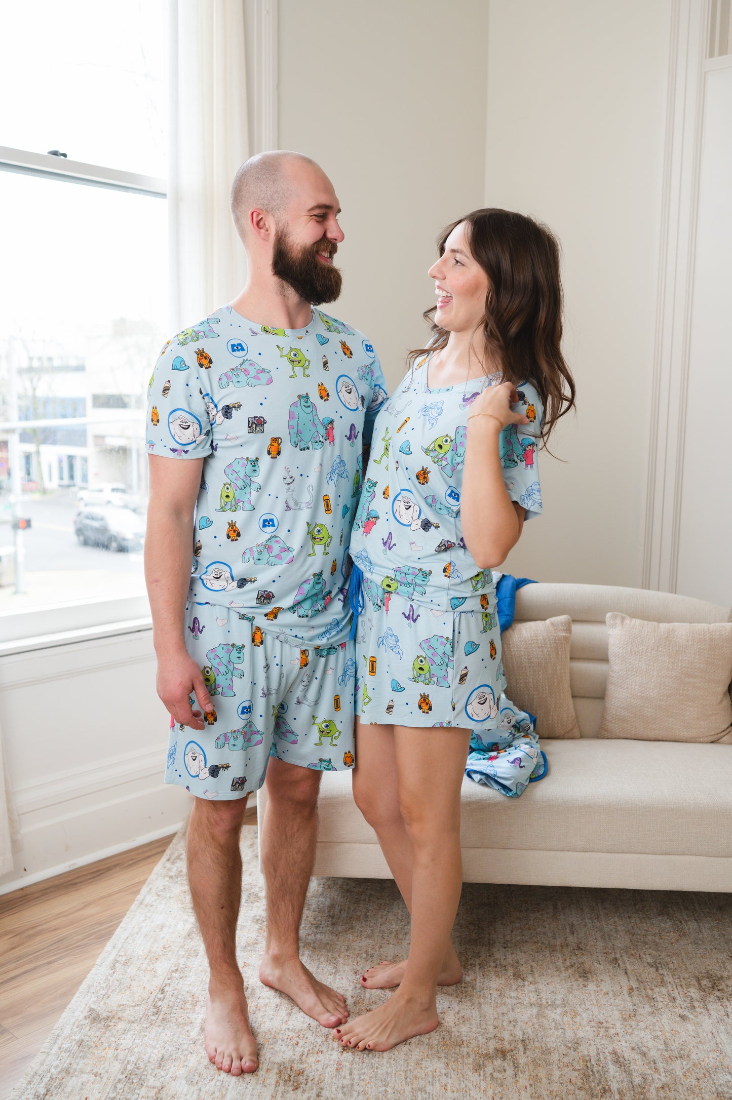 Monsters Mens 2pc Pajamas