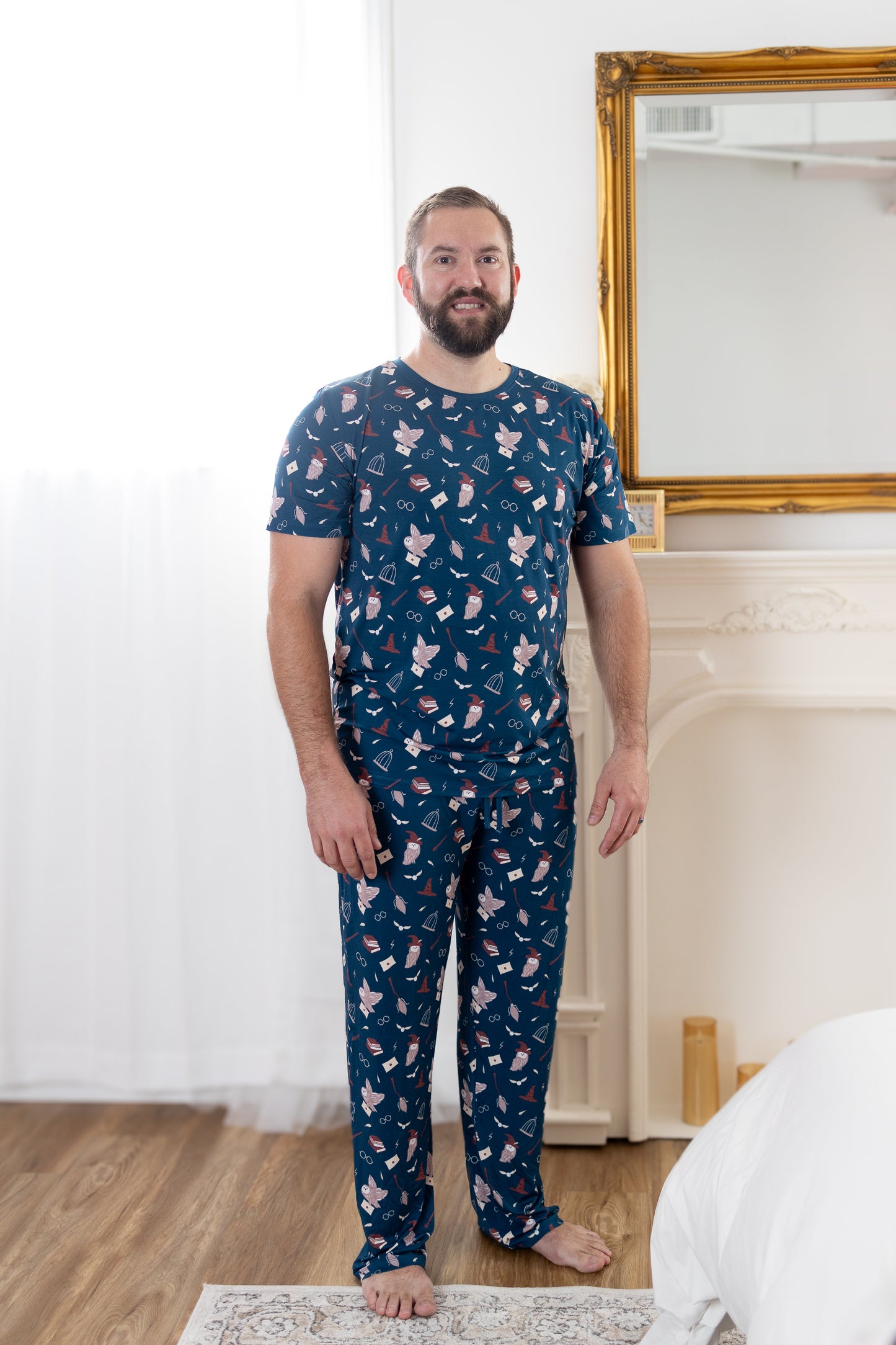 Owl Magic Adult Unisex 2pc Pajamas