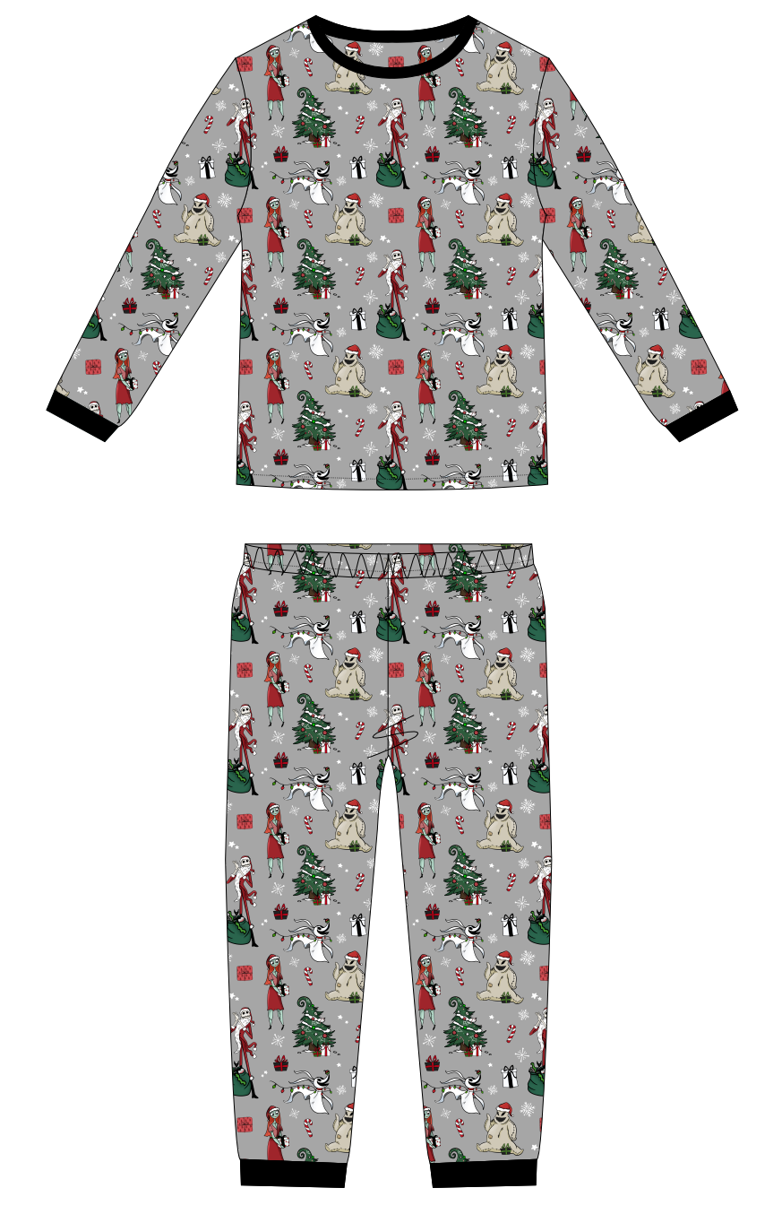 Christmas Nightmare 2pc L/S Toddler PJs
