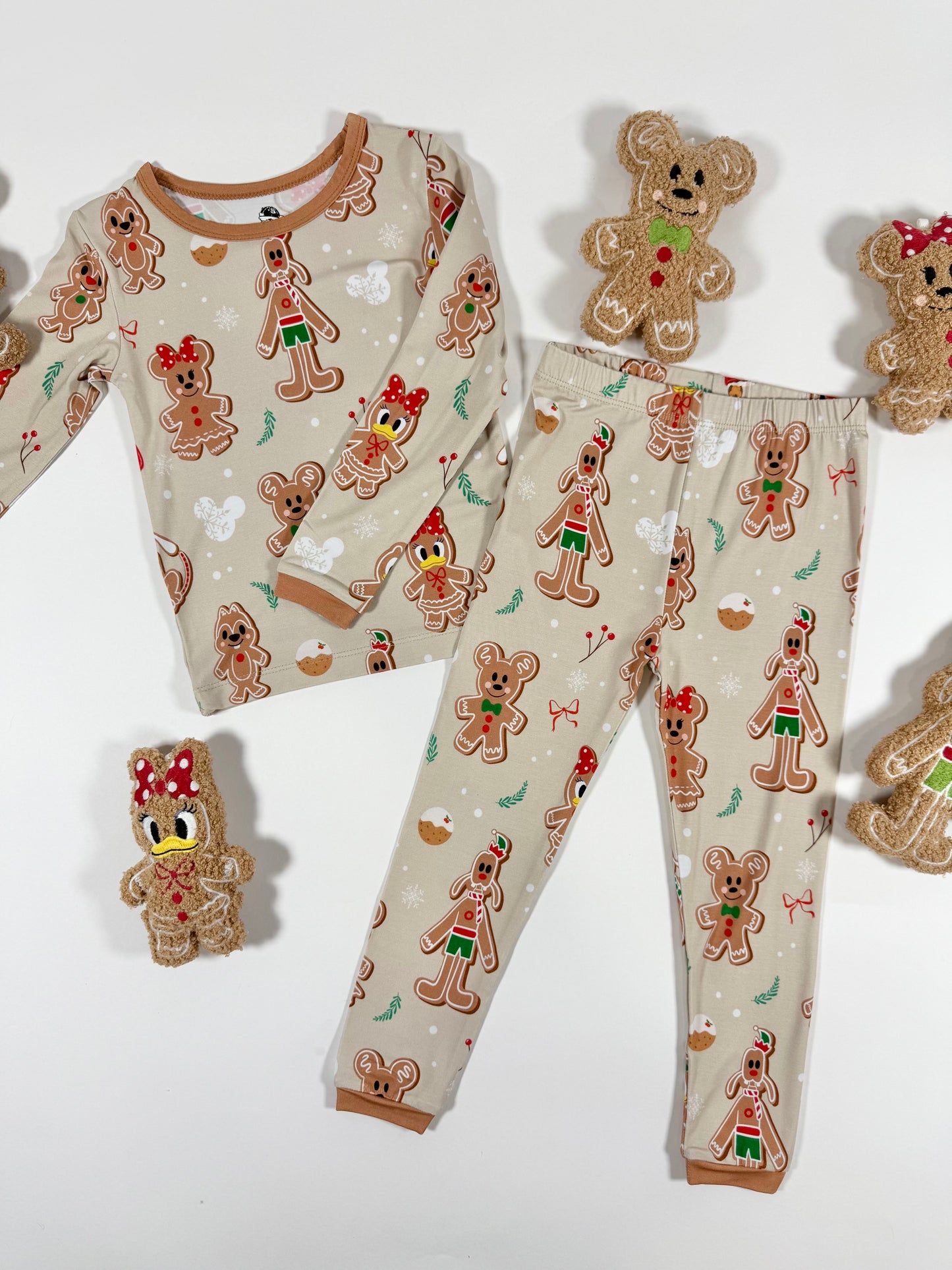 Gingerbread Christmas 2pc Long Sleeve Pajamas
