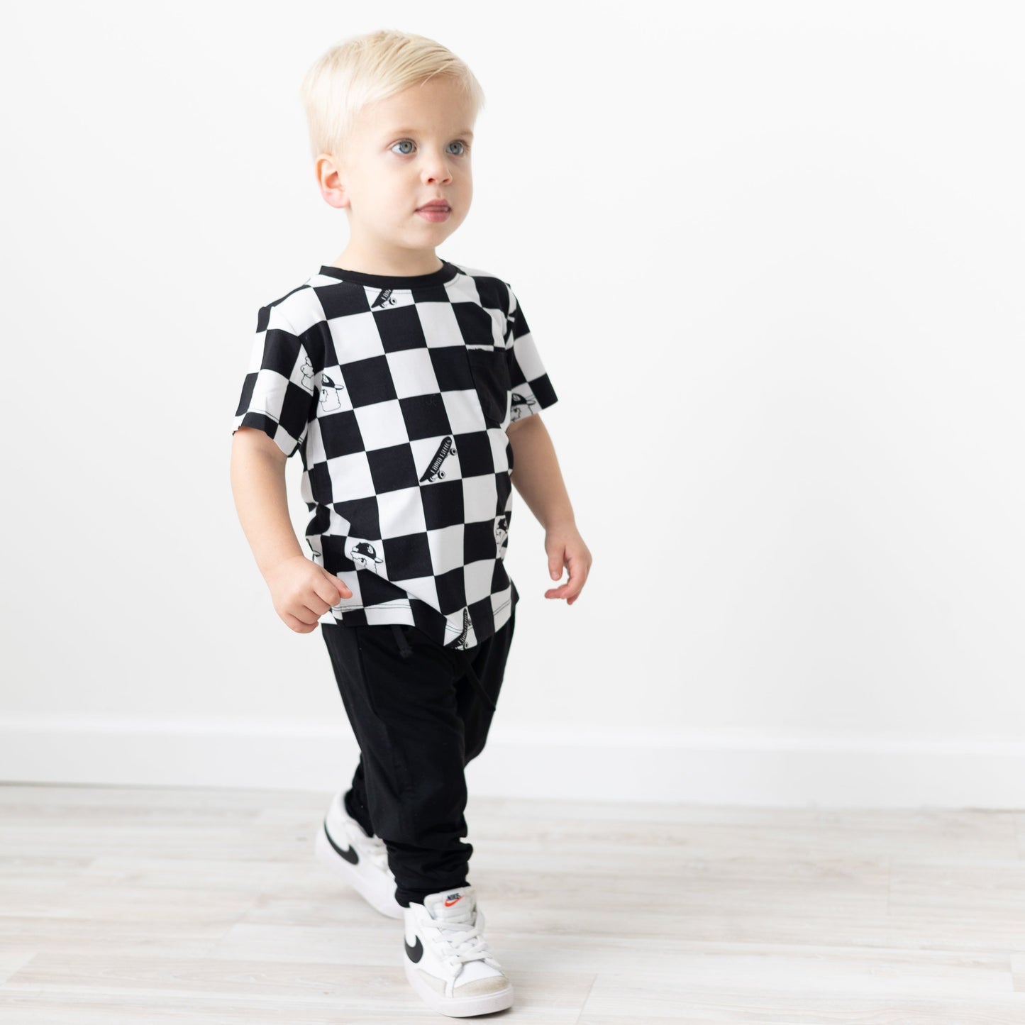 Checkered Llamas Daywear Top