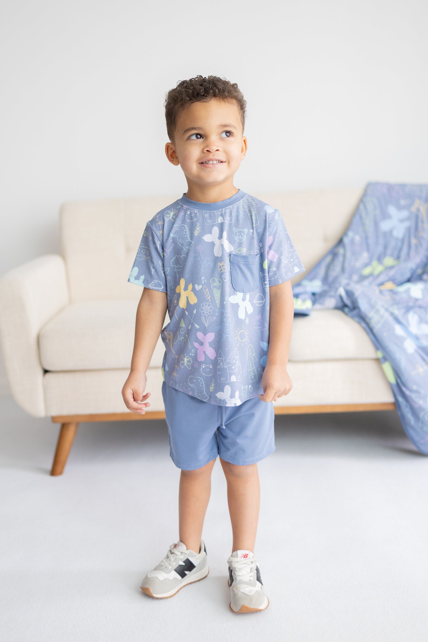 Childhood Doodles Daywear Short Set