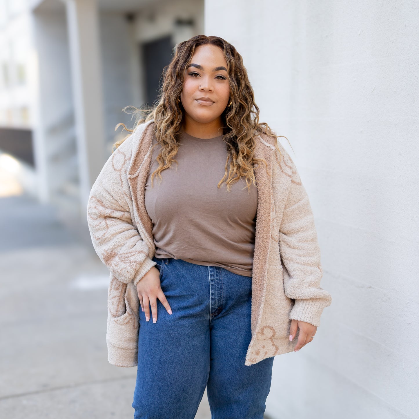 Oh Bother & Friends Slouchy Cozy Cardigan