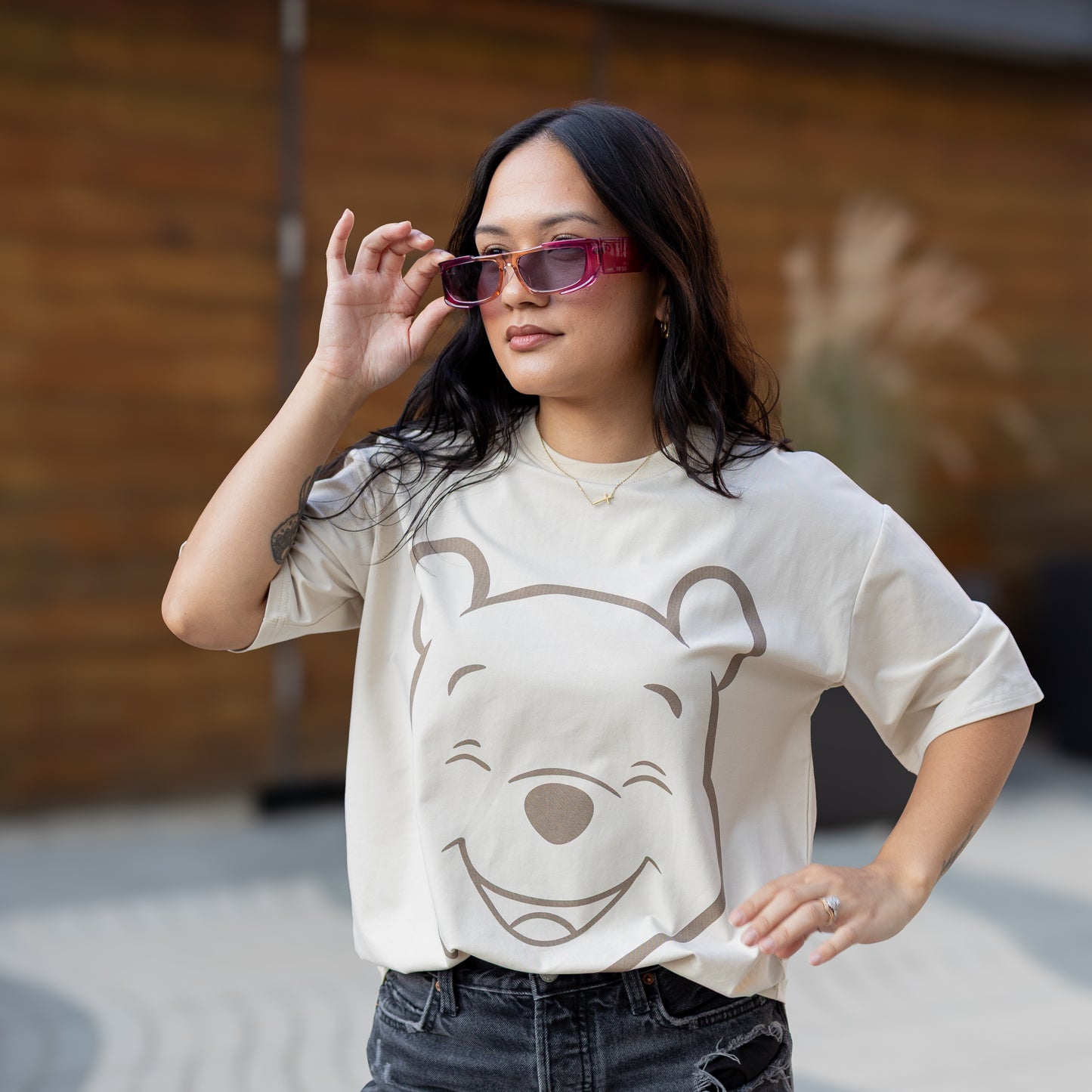 Smiley Bear Unisex Park Tee