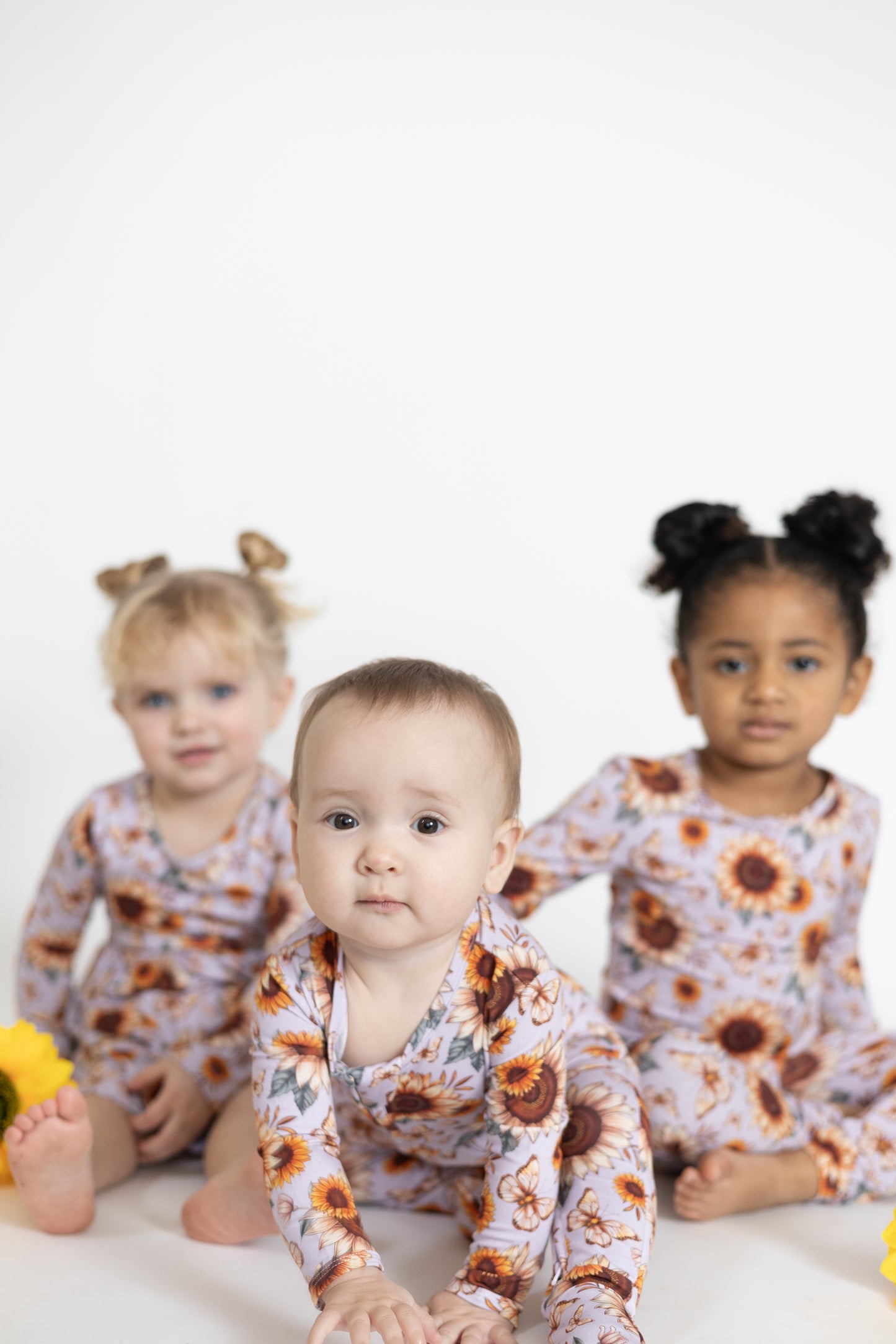 Sunflower Garden 2pc Long Sleeve Pajamas