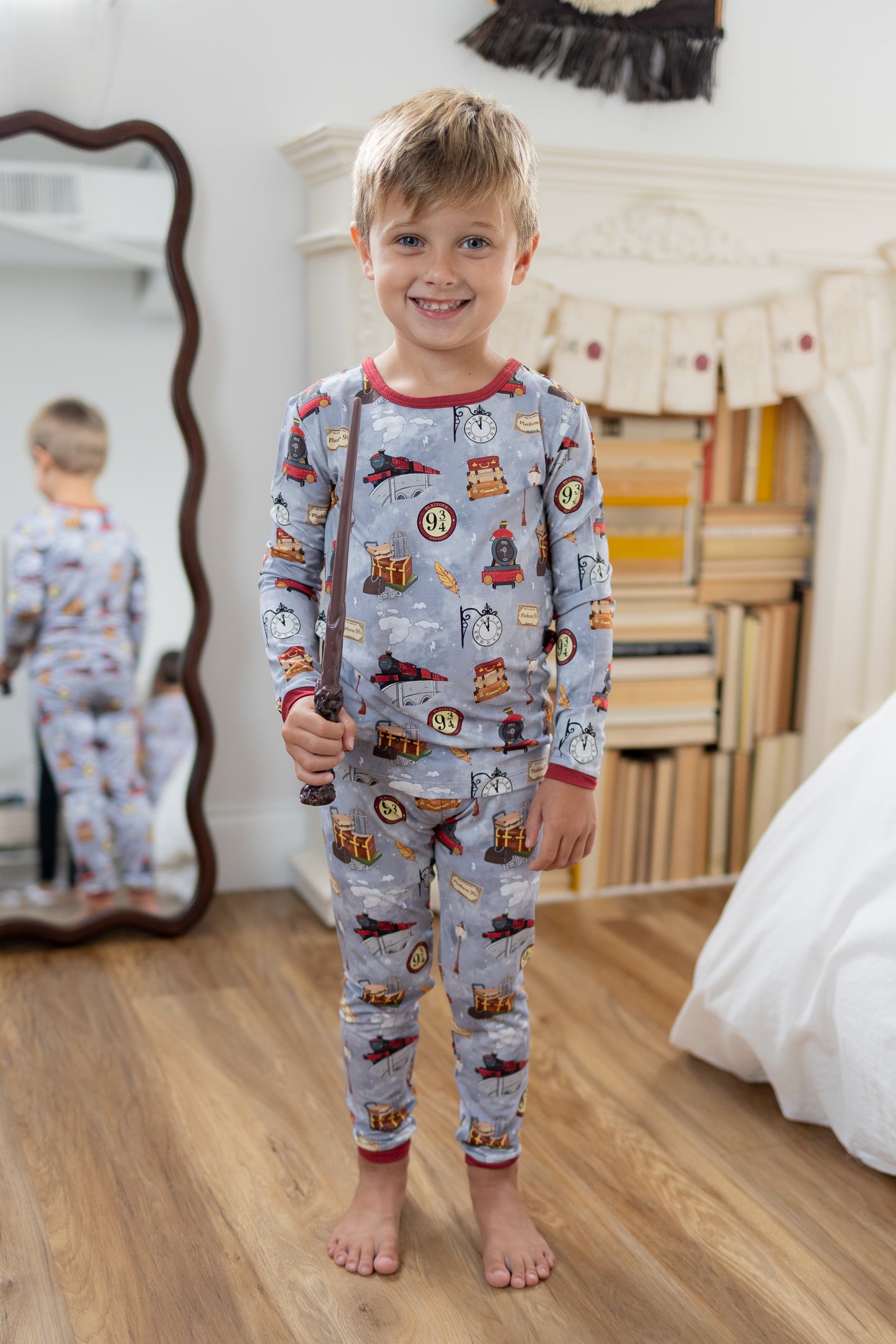 9 3/4 2pc Long Sleeve Pajamas