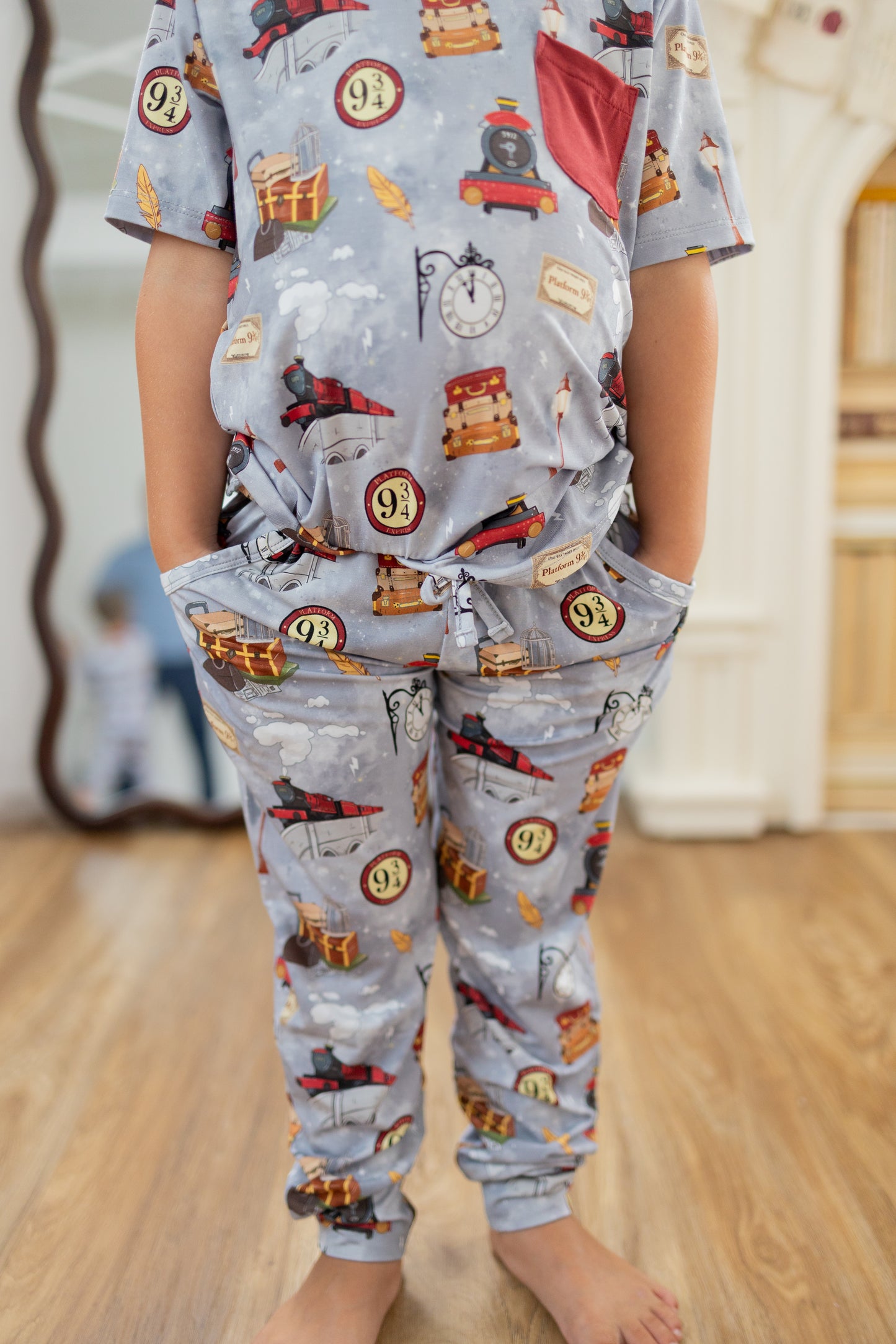 9 3/4 Short Sleeve Jogger Set