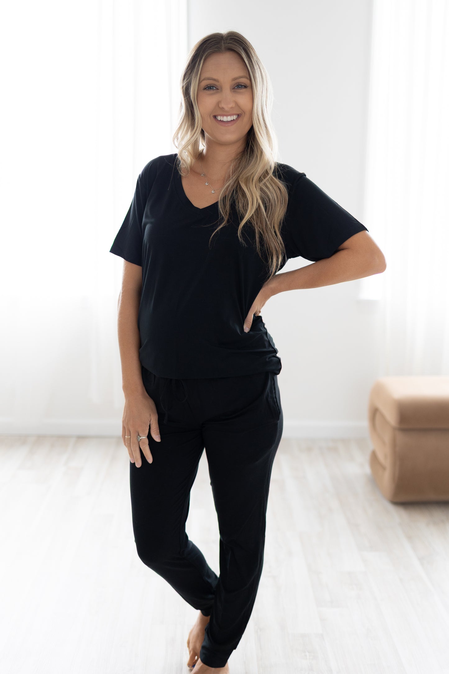 Black Adult Pajama Bottoms (Joggers & Pants)