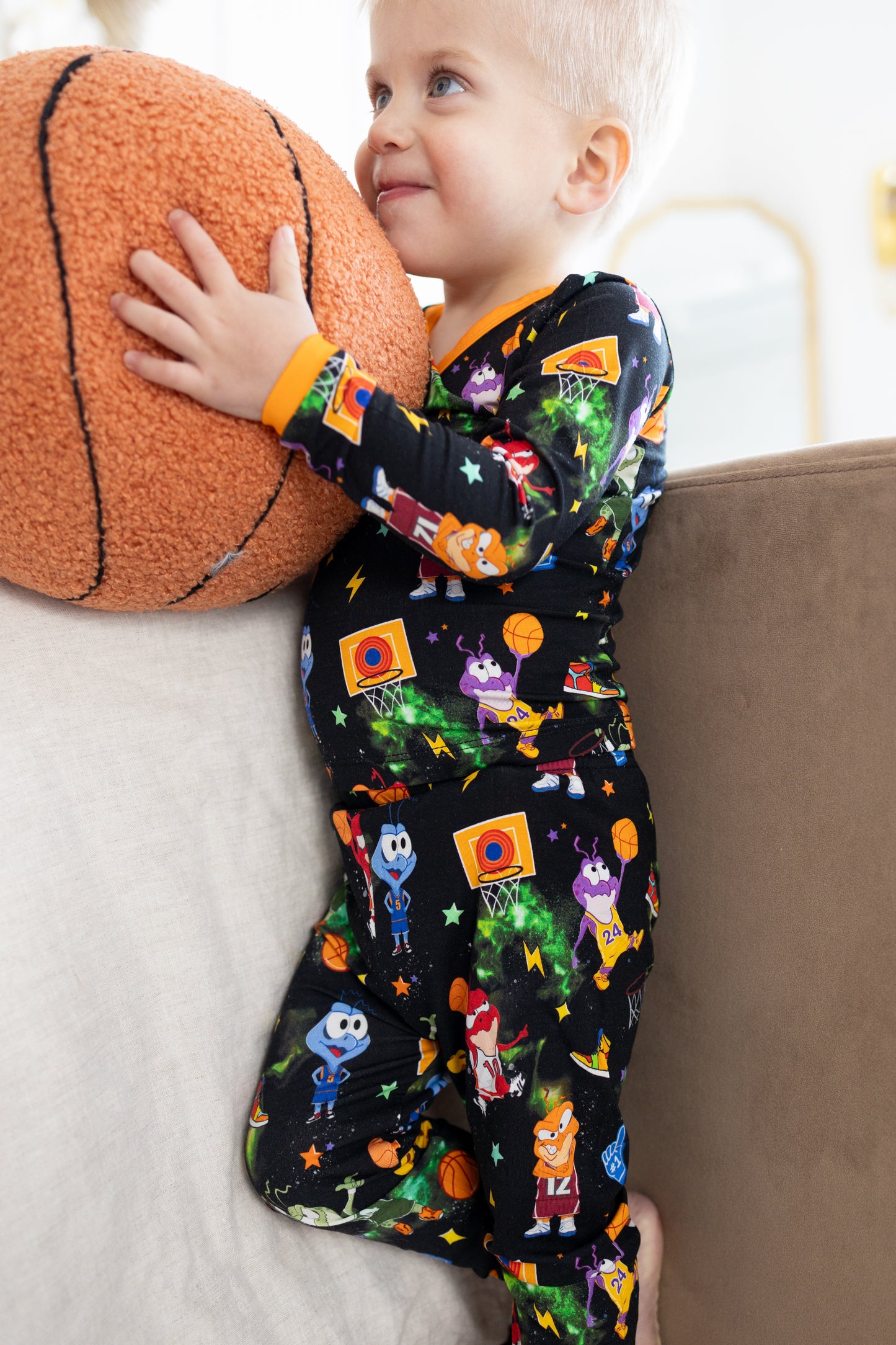 Alien Hoops 2pc Long Sleeve Pajamas