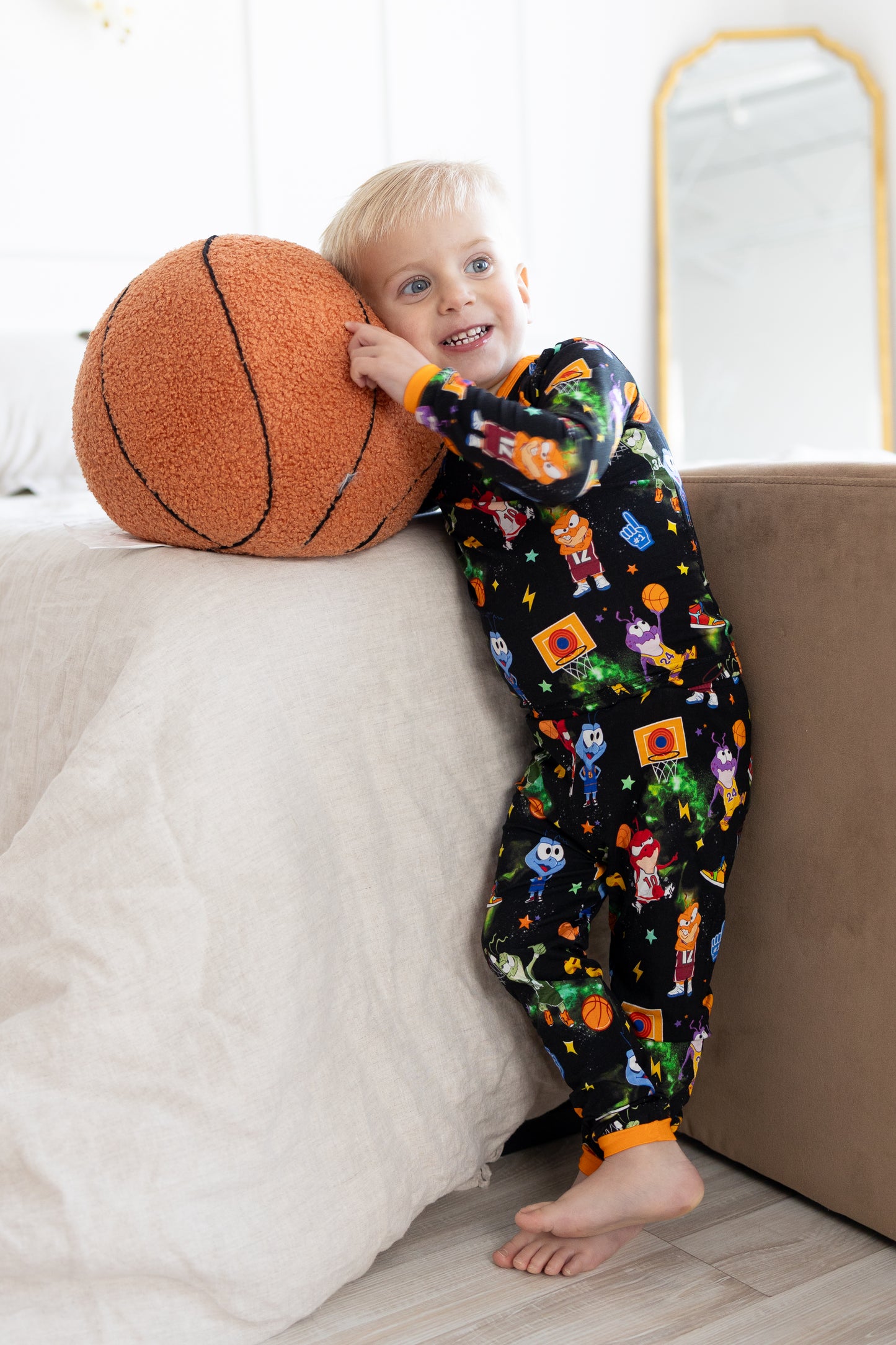 Alien Hoops 2pc Long Sleeve Pajamas