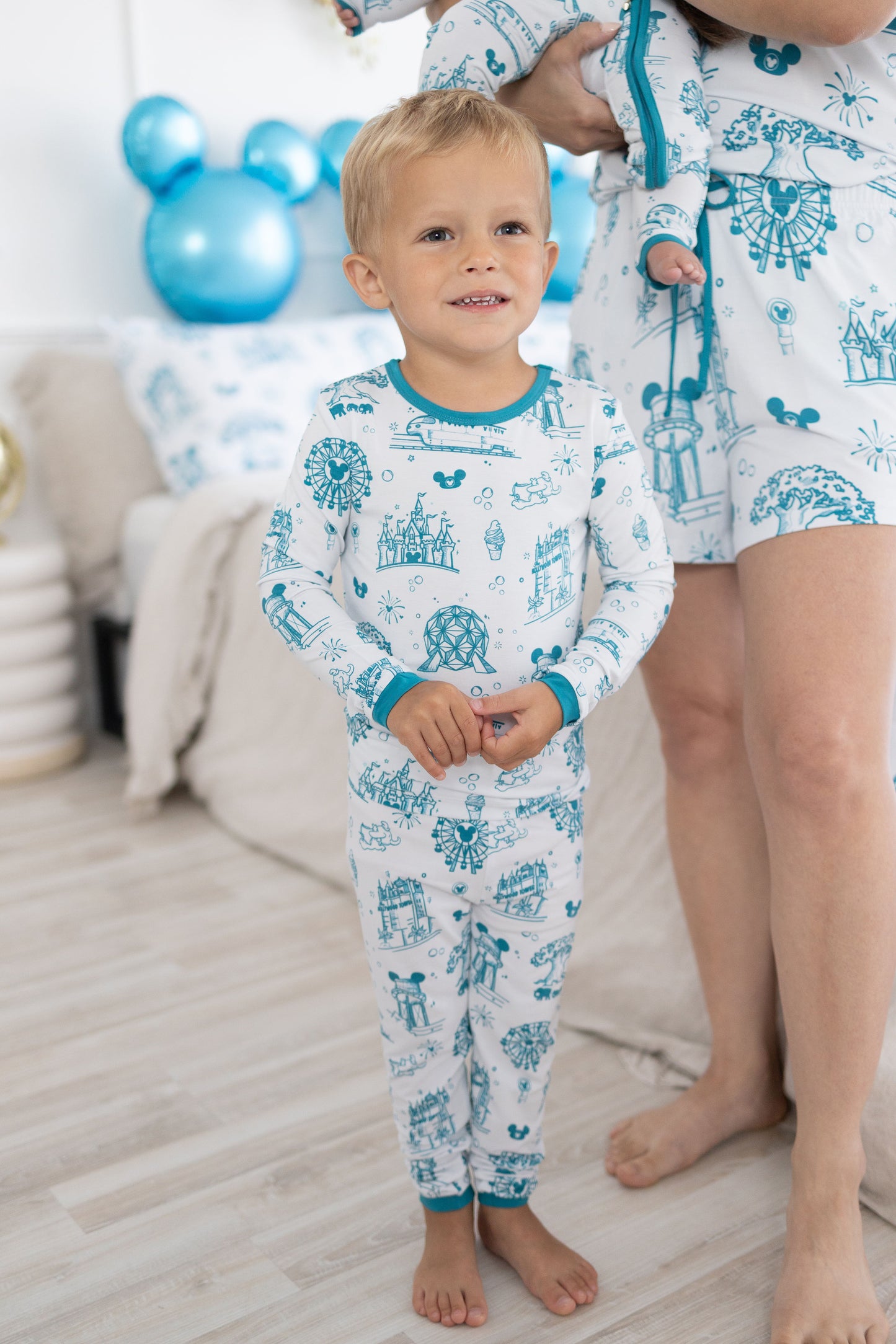 Summer Parks 2pc Long Sleeve Pajamas