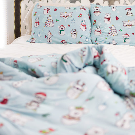Frosty Friends Pillow Cases