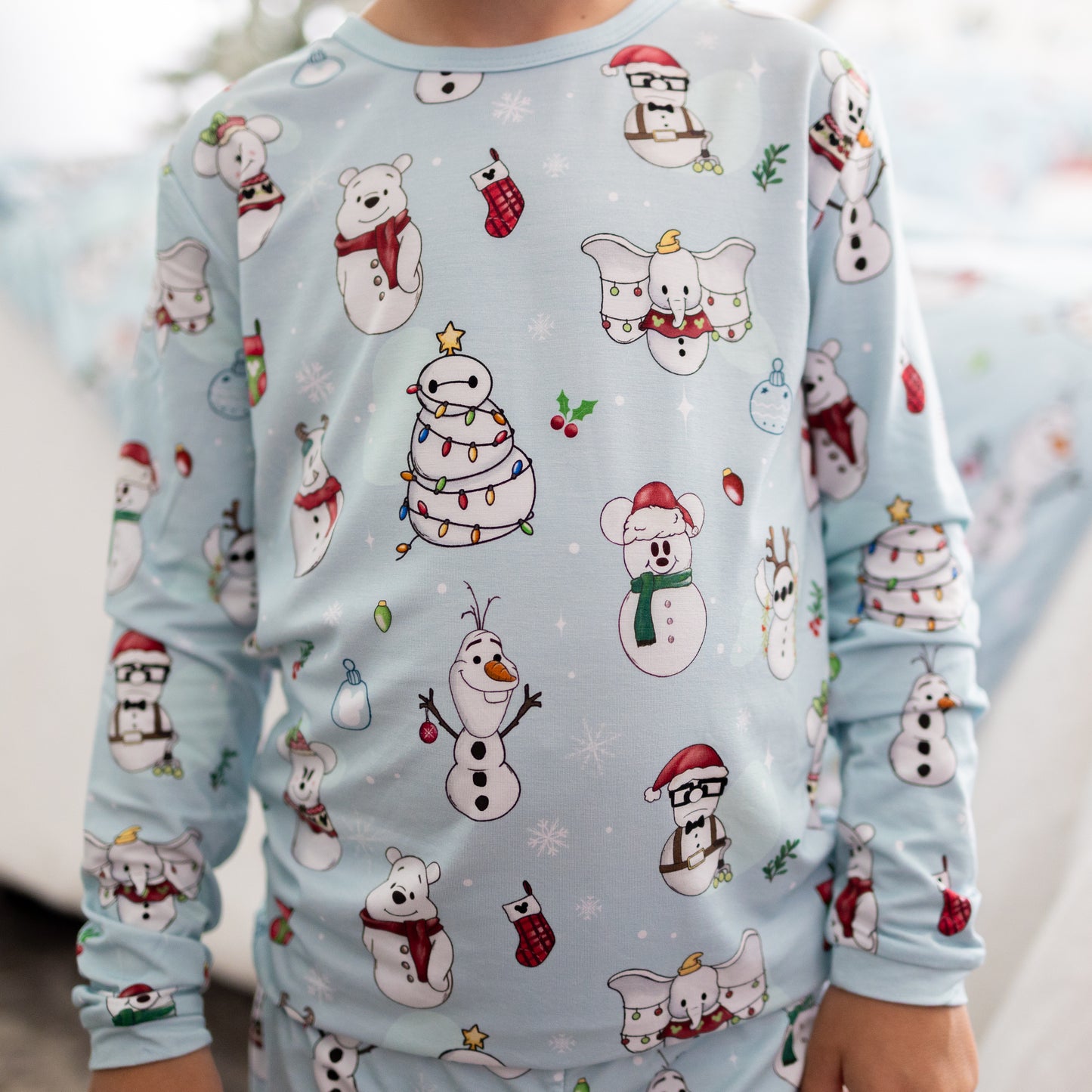 Frosty Friends 2pc Long Sleeve Pajamas