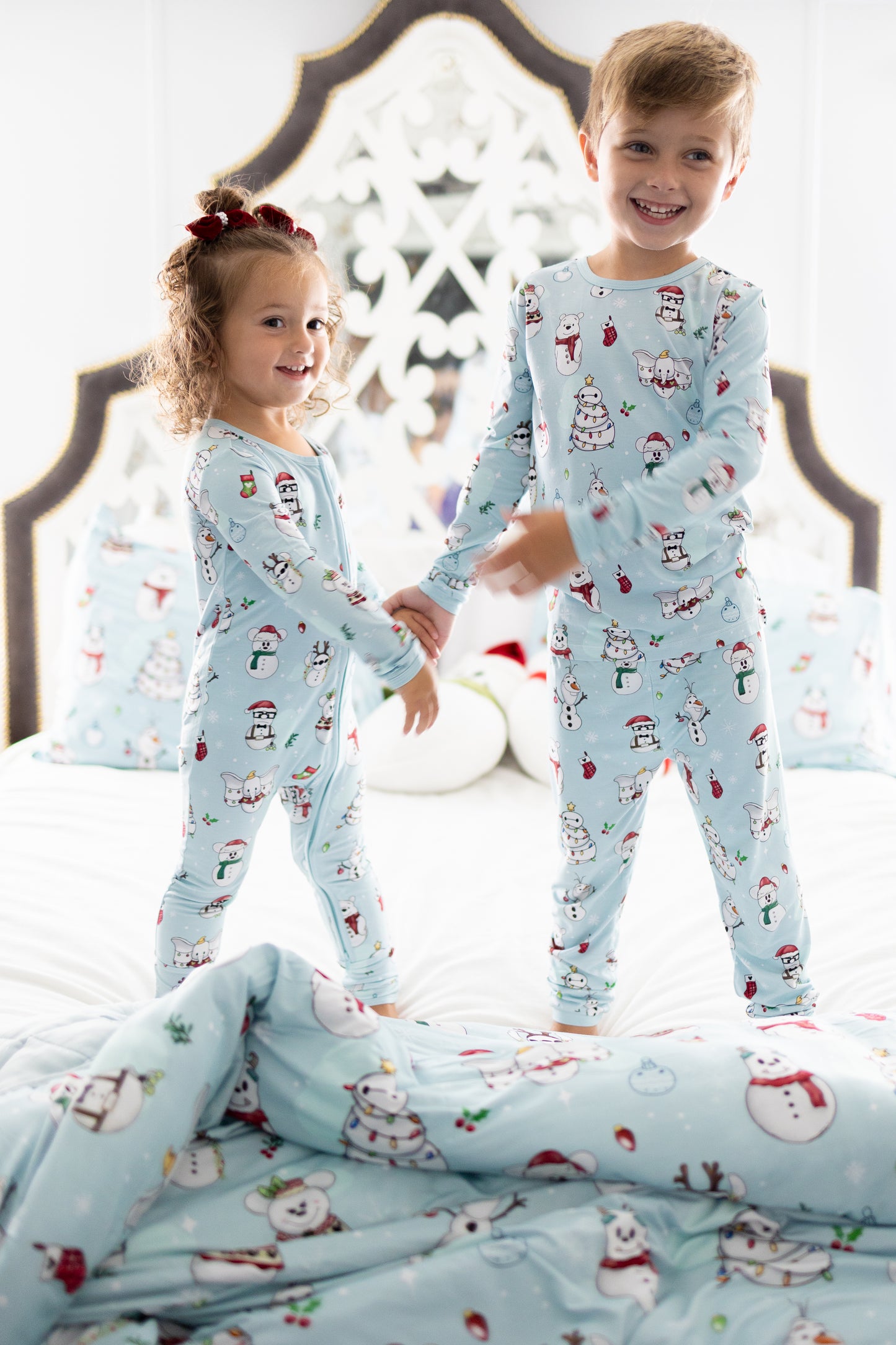 Frosty Friends 2pc Long Sleeve Pajamas