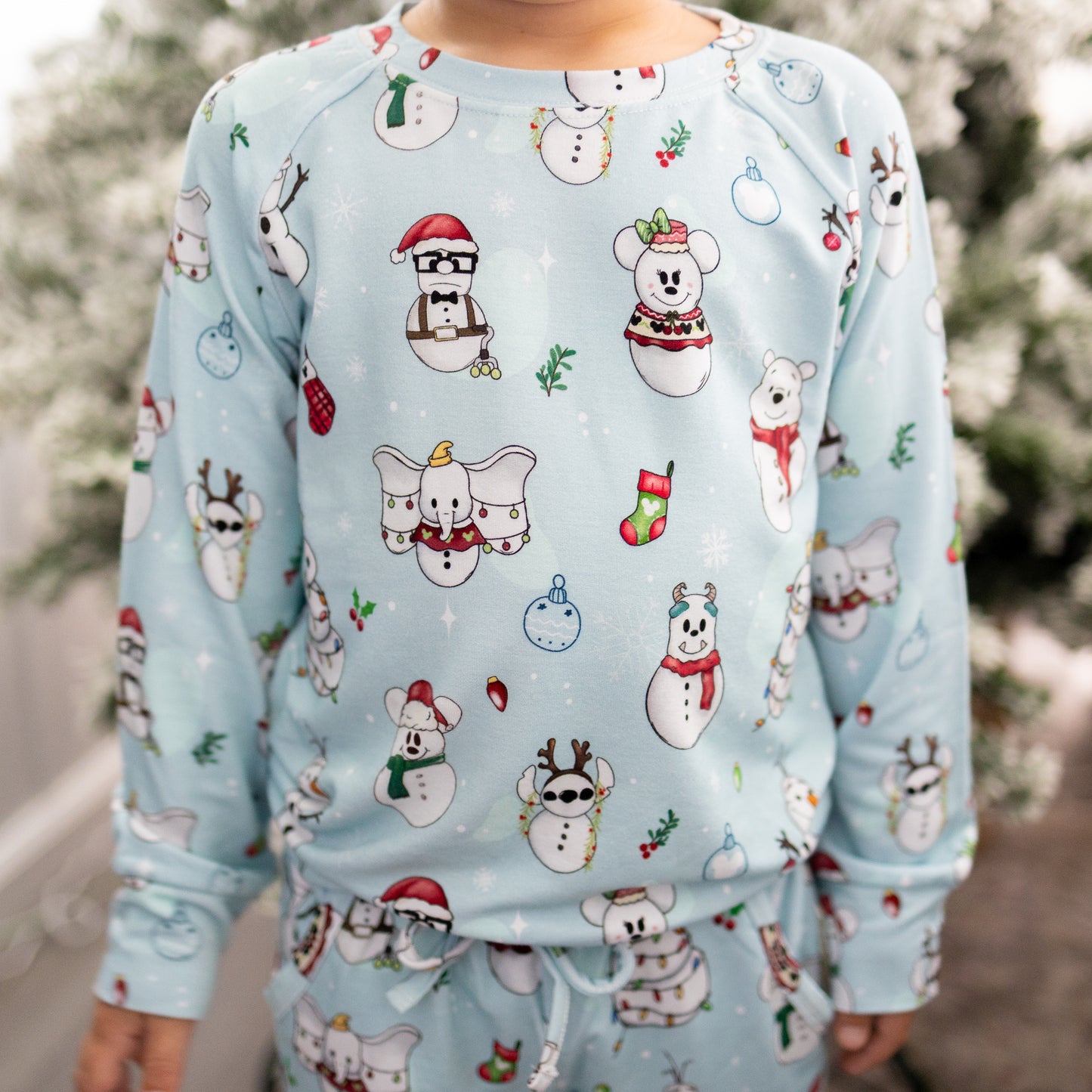 Frosty Friends Long Sleeve French Terry Jogger Set
