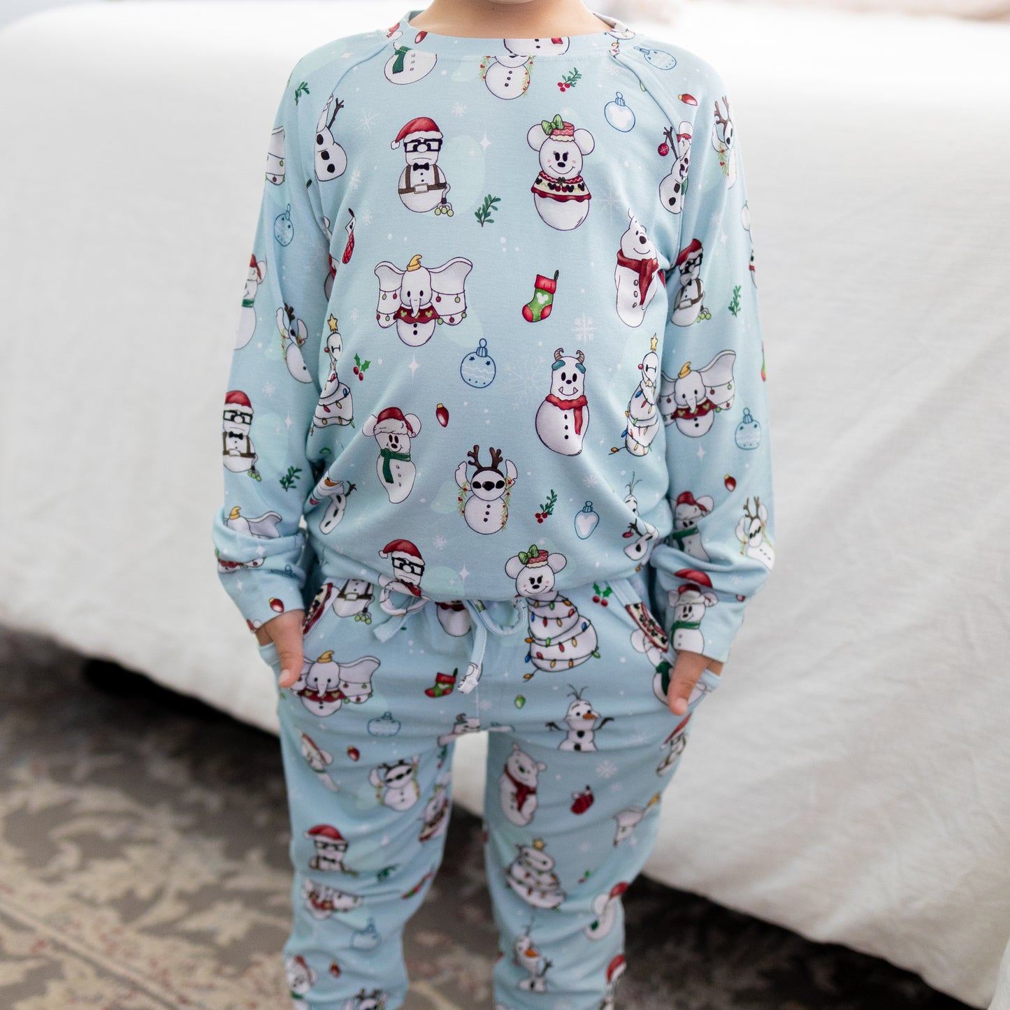 Frosty Friends Long Sleeve French Terry Jogger Set