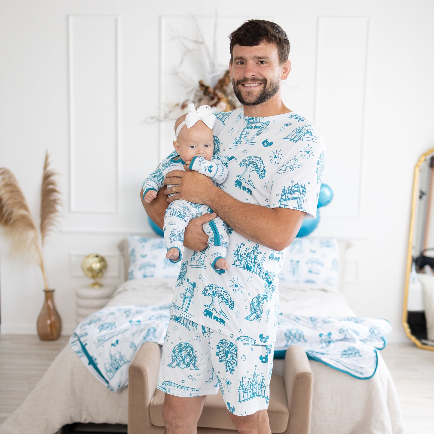 Summer Parks Mens 2pc Pajamas