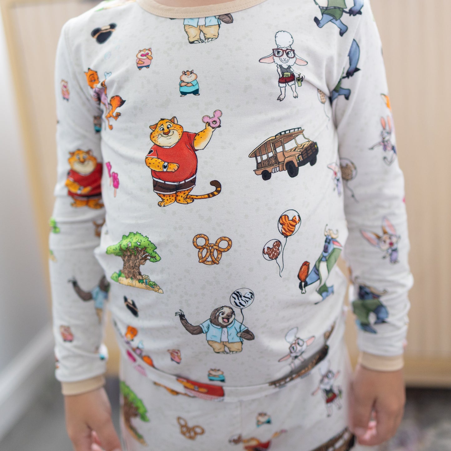 Animaltopia 2pc Long Sleeve Pajamas