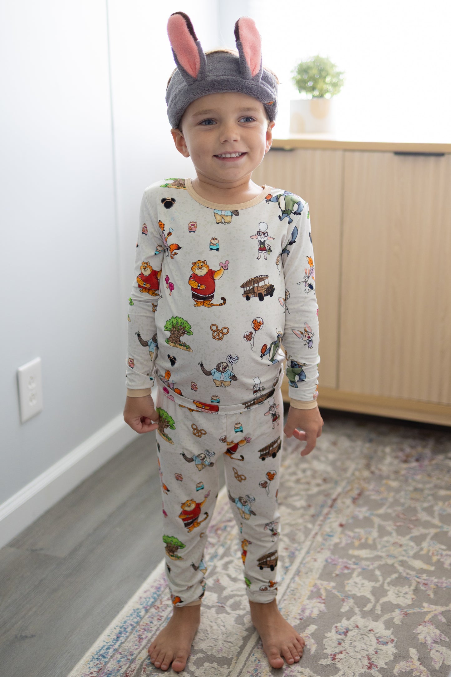 Animaltopia 2pc Long Sleeve Pajamas