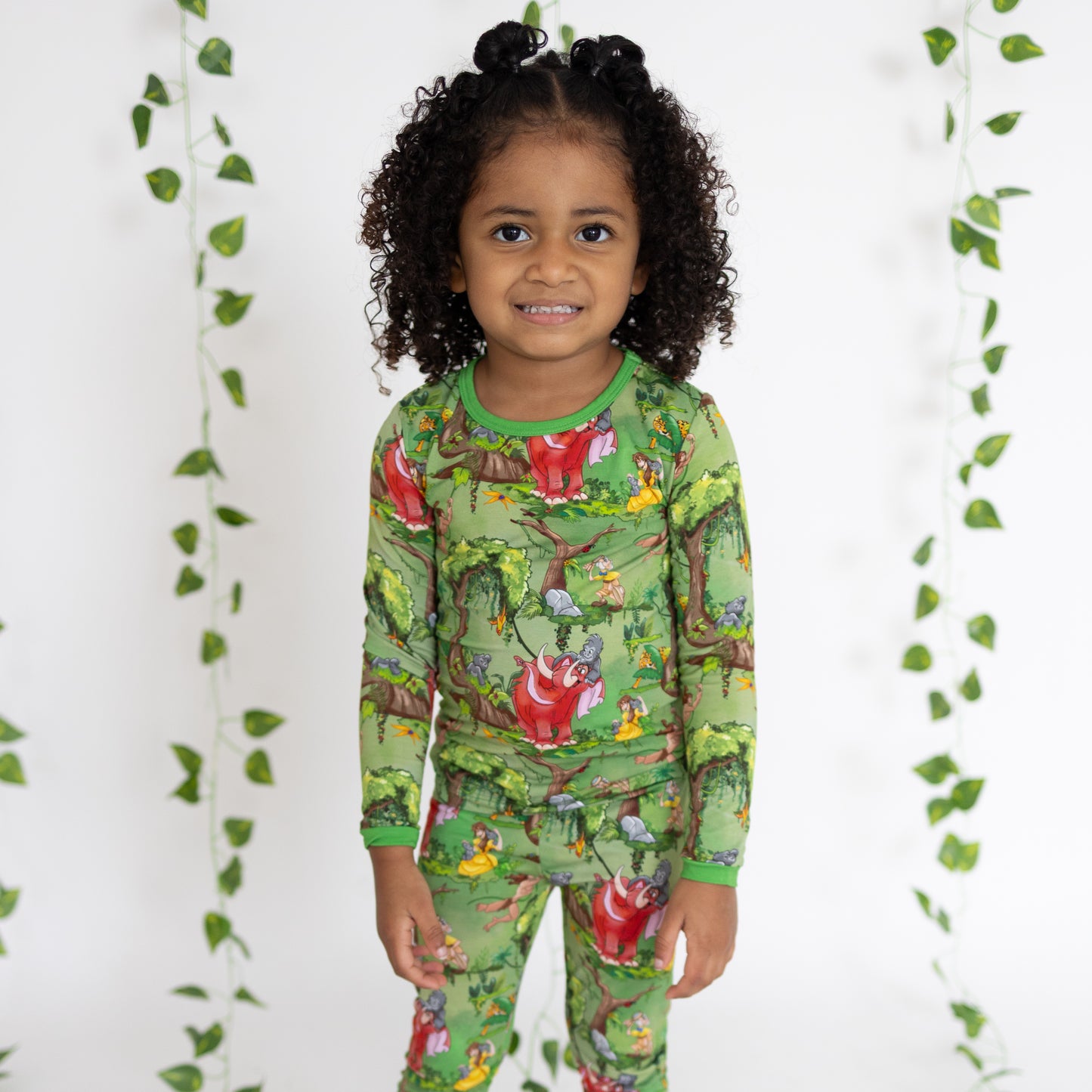 Raised by the Jungle 2pc Long Sleeve Pajamas