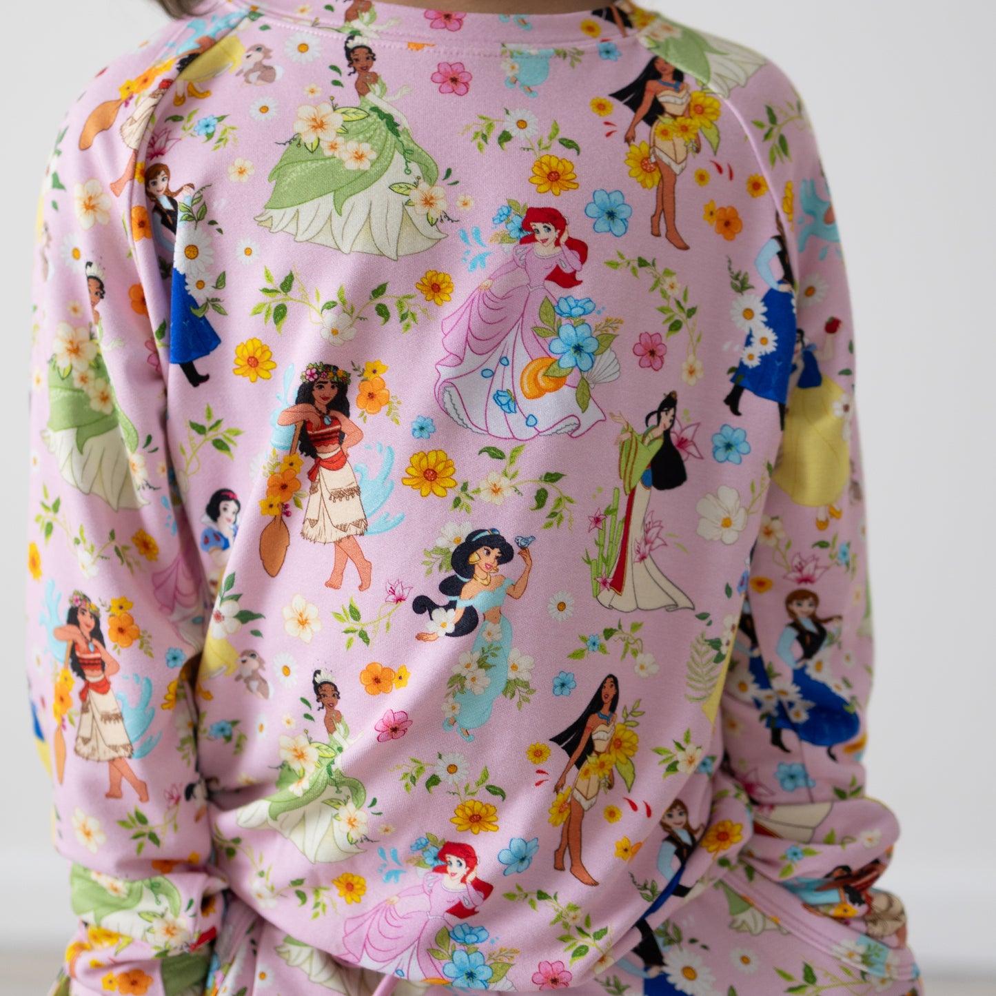 Princess Blooms Long Sleeve French Terry Jogger Set