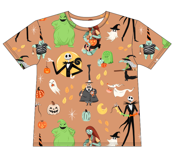 Haunted Nightmare Unisex Adult Top ONLY- AUGUST PRESALE