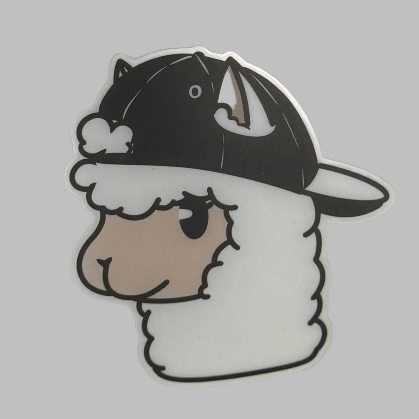 Llama Head Sticker
