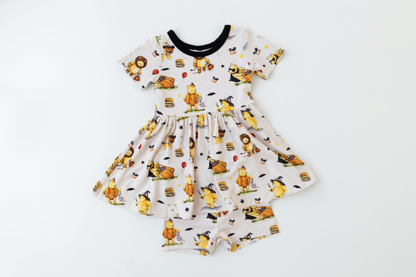 Many Costumes of Pooh Twirl Dress w/ shorts
