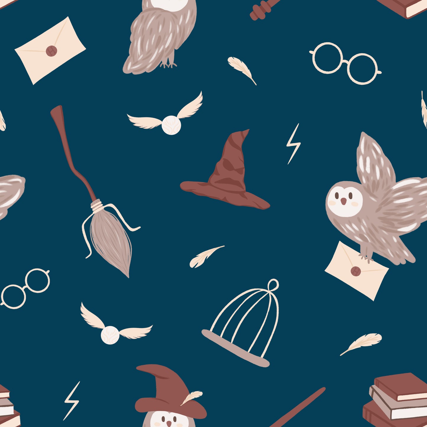 Owl Magic Adult Unisex 2pc Pajamas