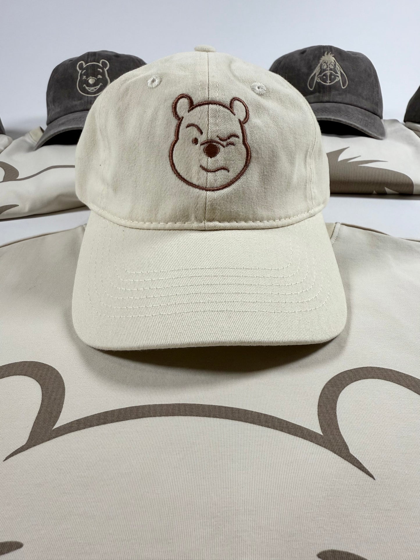 Bear Kids Embroidered Hats