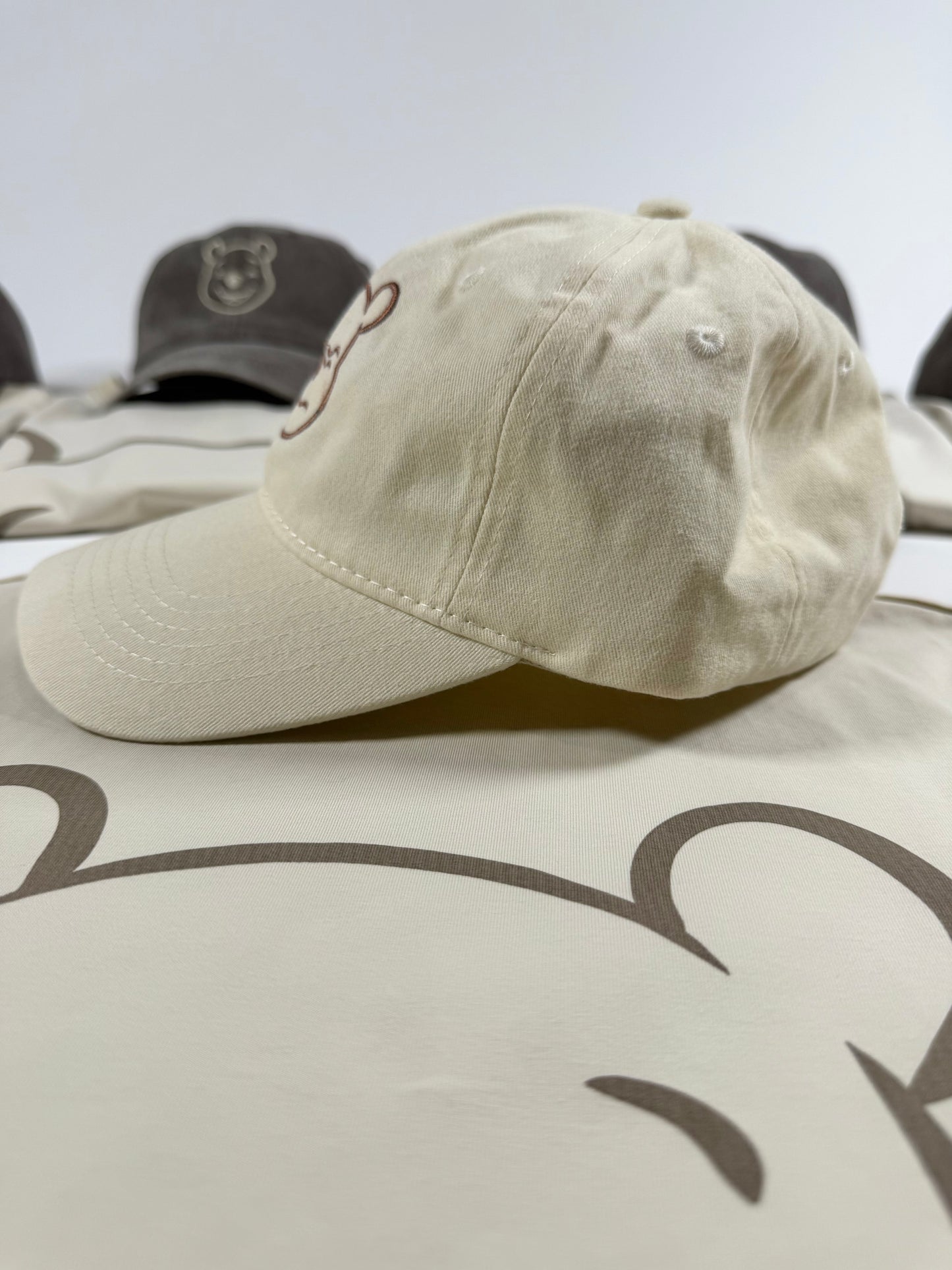 Bear Kids Embroidered Hats