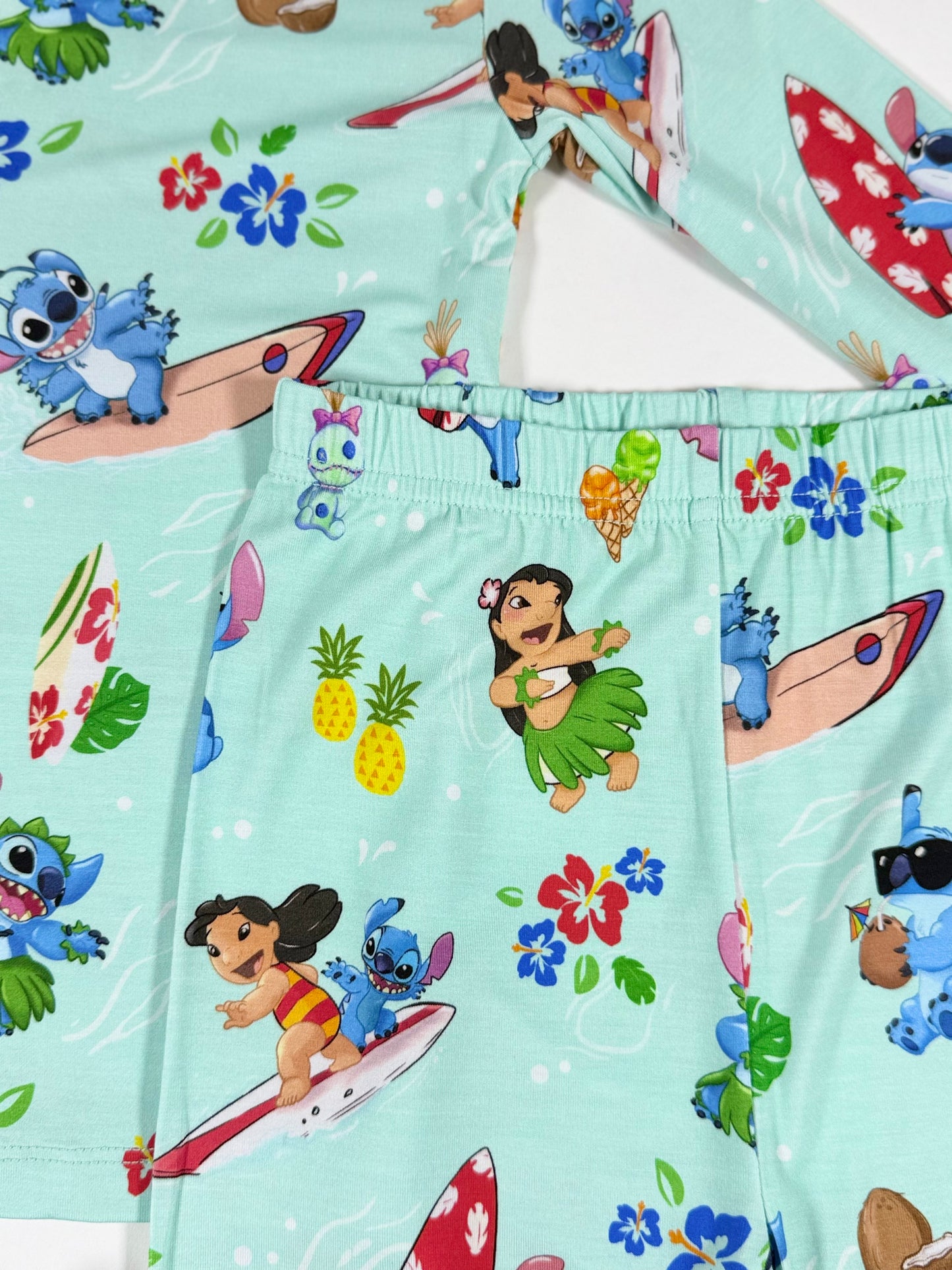Ohana Surf 2pc Long Sleeve Pajamas
