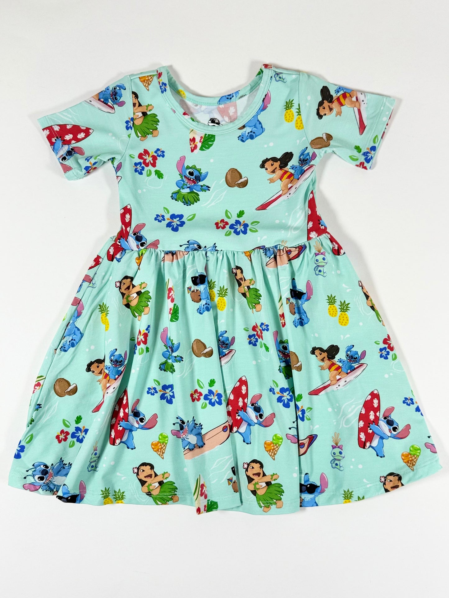 Ohana Surf Twirl Dress w/ shorts