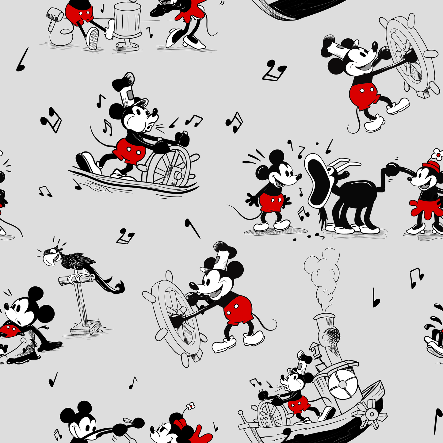 Steamboat Willie Women's 2pc Pajamas