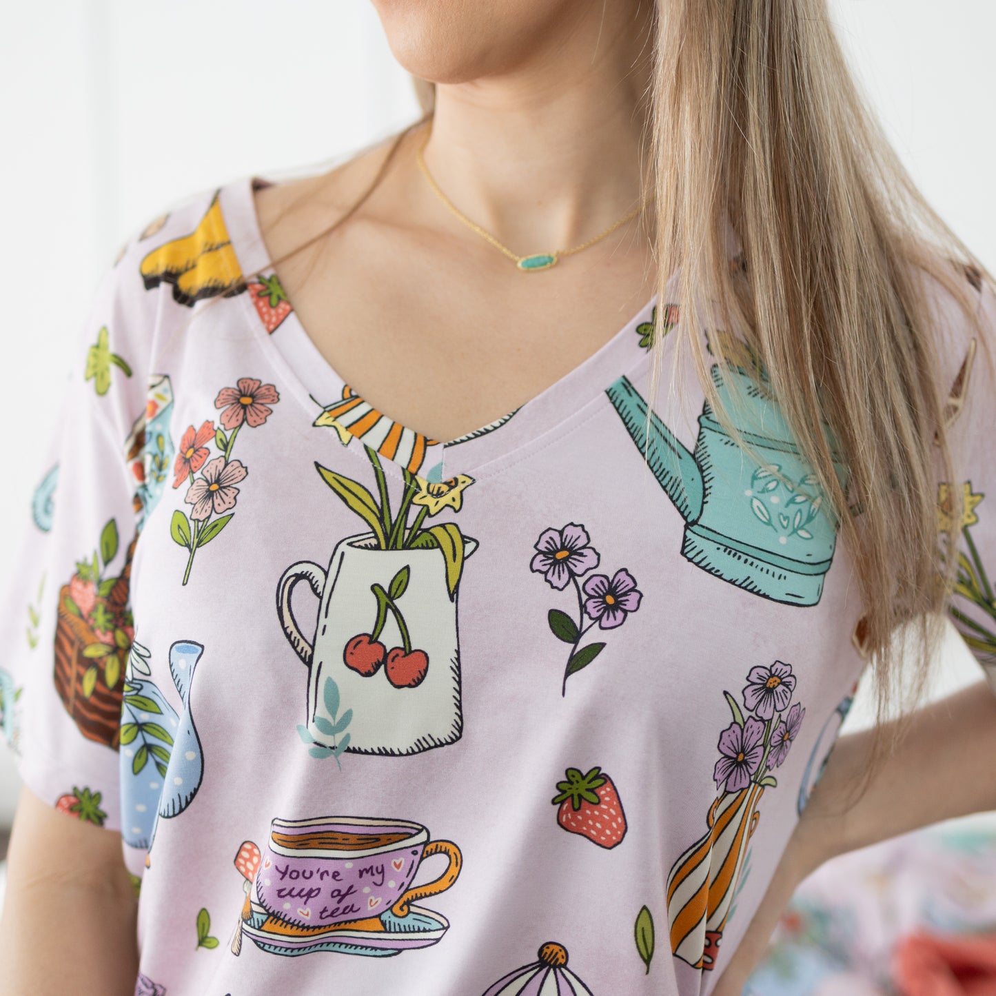 Bloom & Brew Women's 2pc Short Pajamas