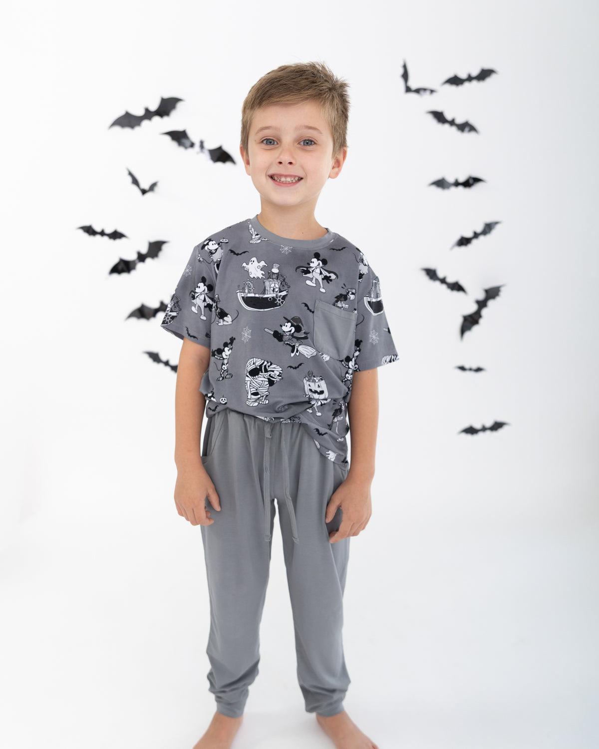 Haunted Steamboat Short Sleeve Jogger Set