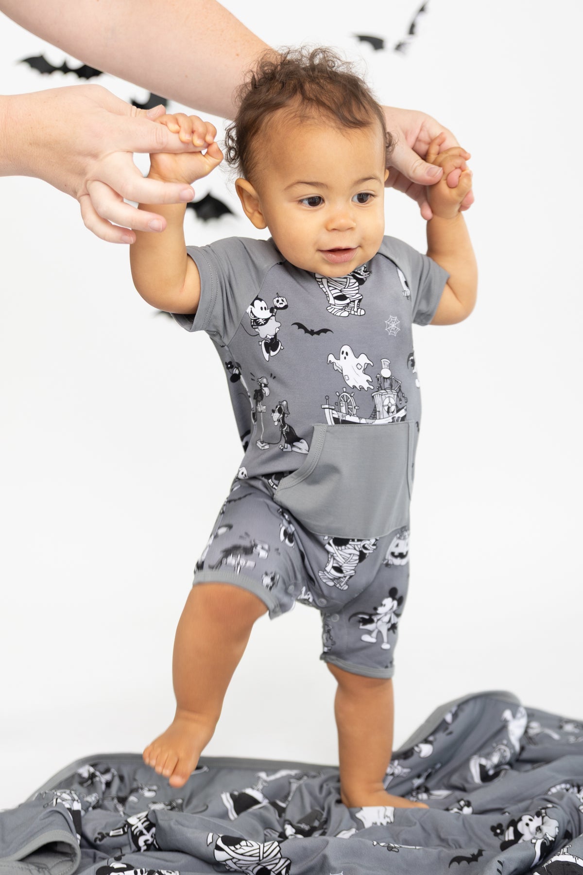 Haunted Steamboat Shortie Romper