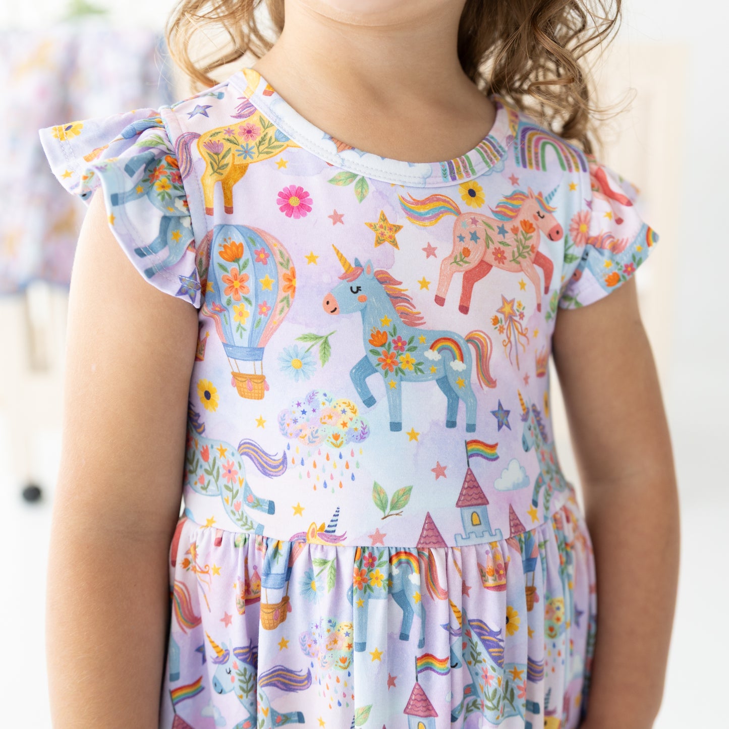 Rainbow Realm Twirl Dress w/ shorts