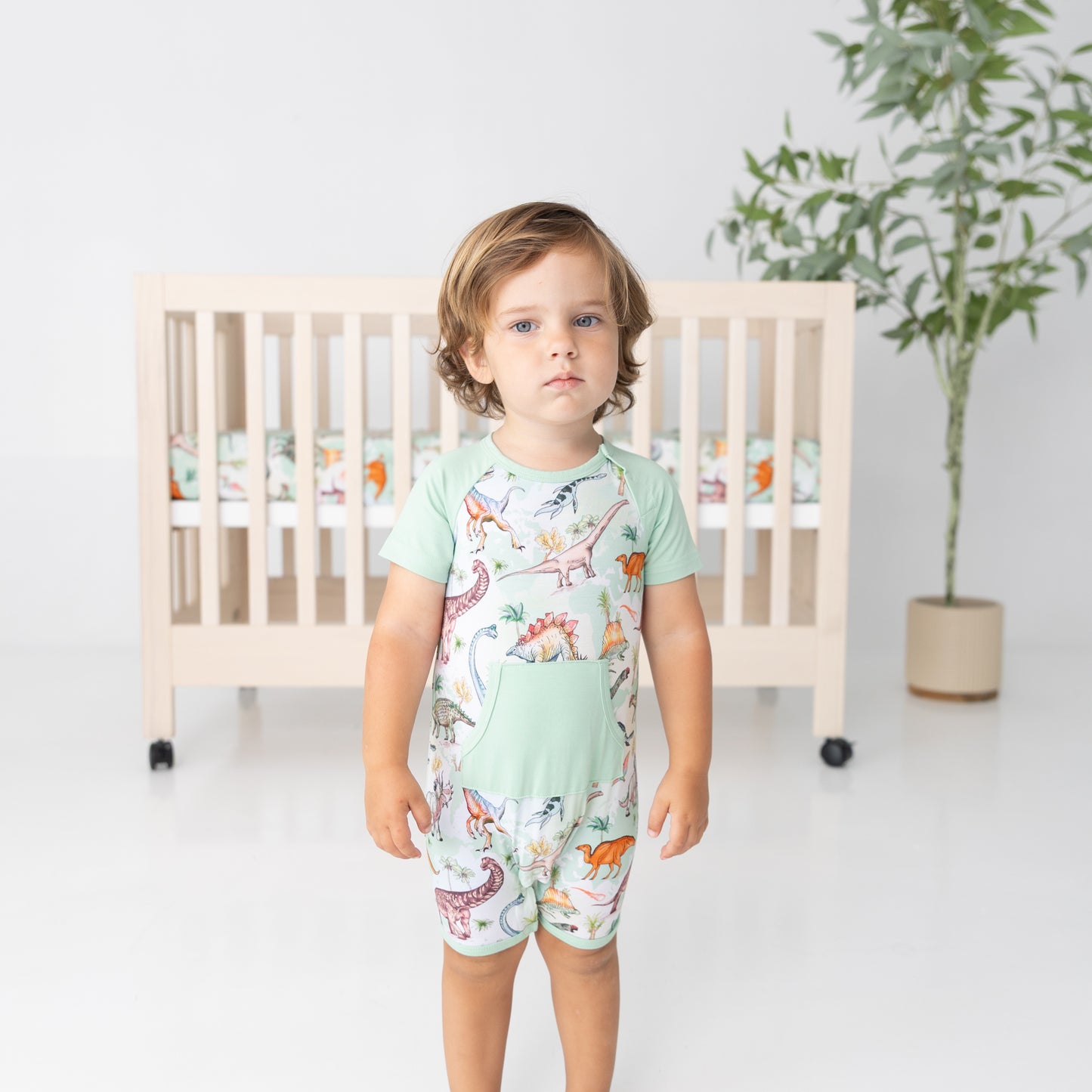 Dino World Shortie Romper