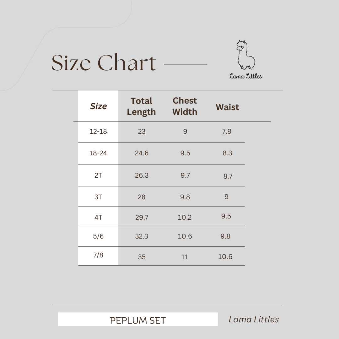 Pride Rock Peplum Set