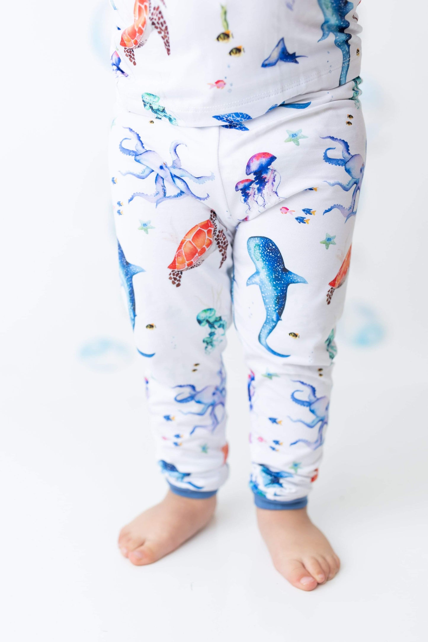 Marine Life 2pc Long Sleeve Toddler Pajamas